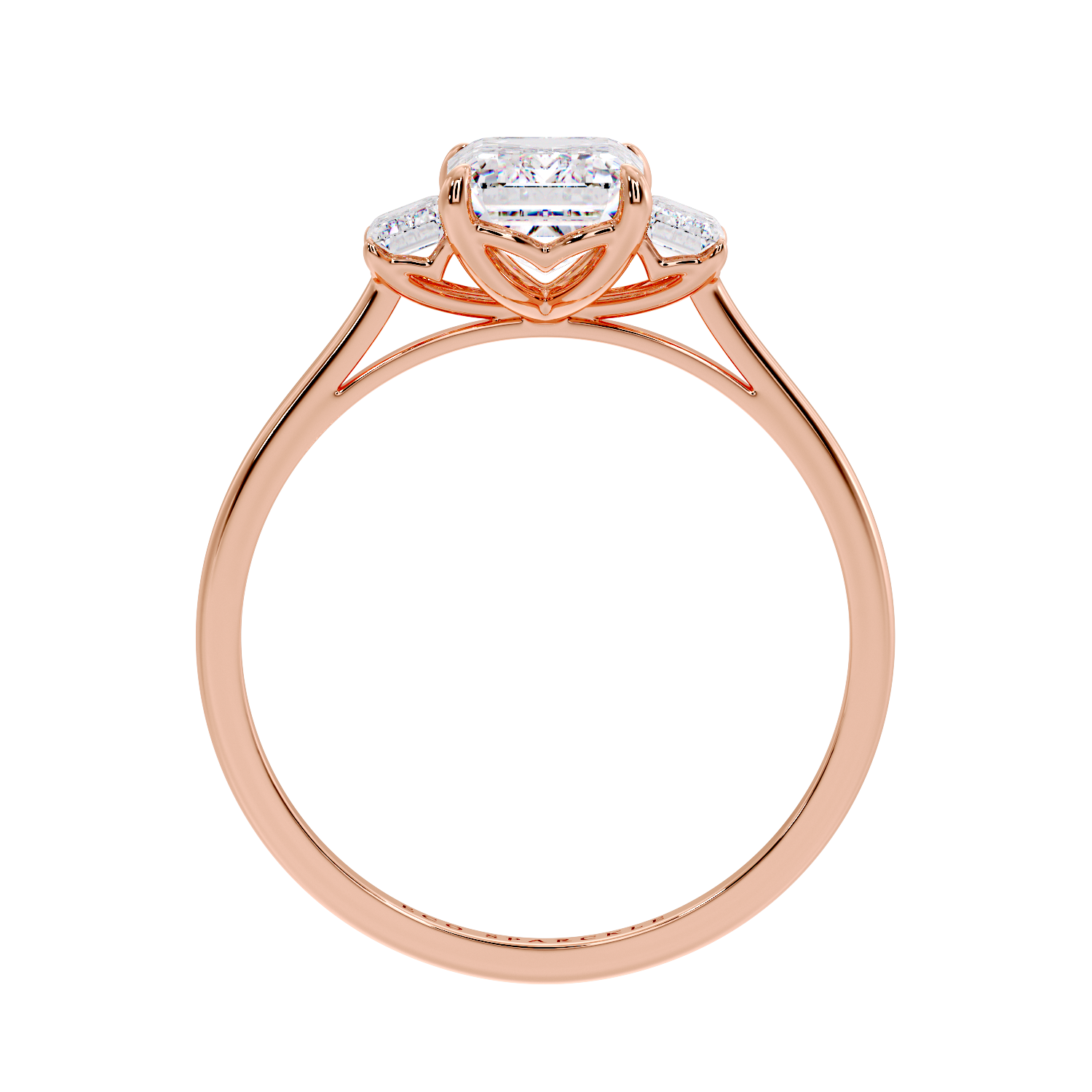 3 Emerald Diamond RING