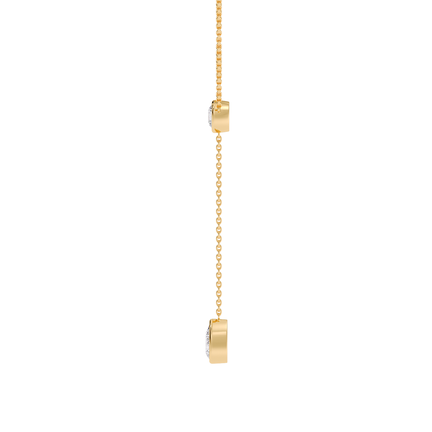 NECKLESS WITH ROUND & PEAR