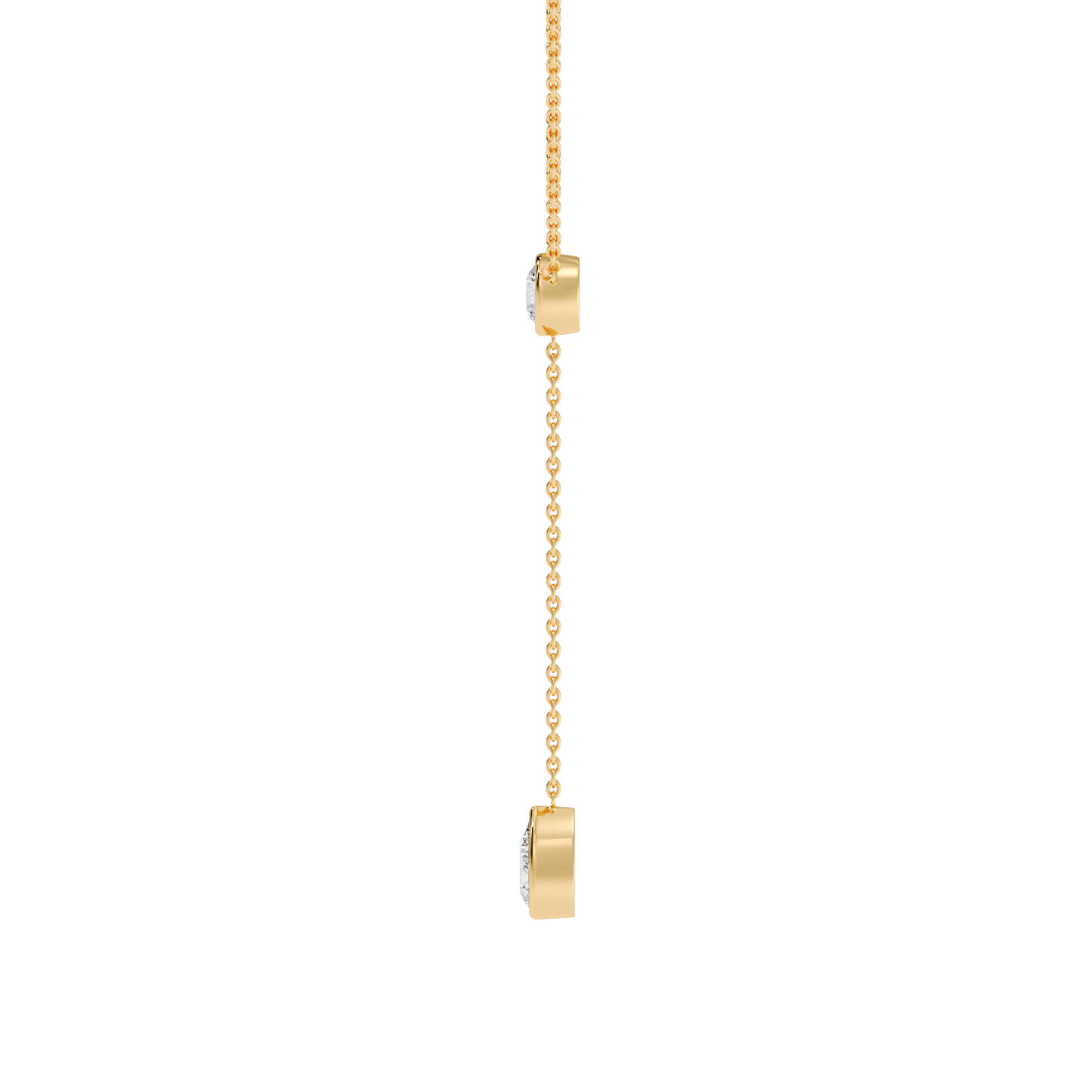 NECKLESS WITH ROUND & PEAR