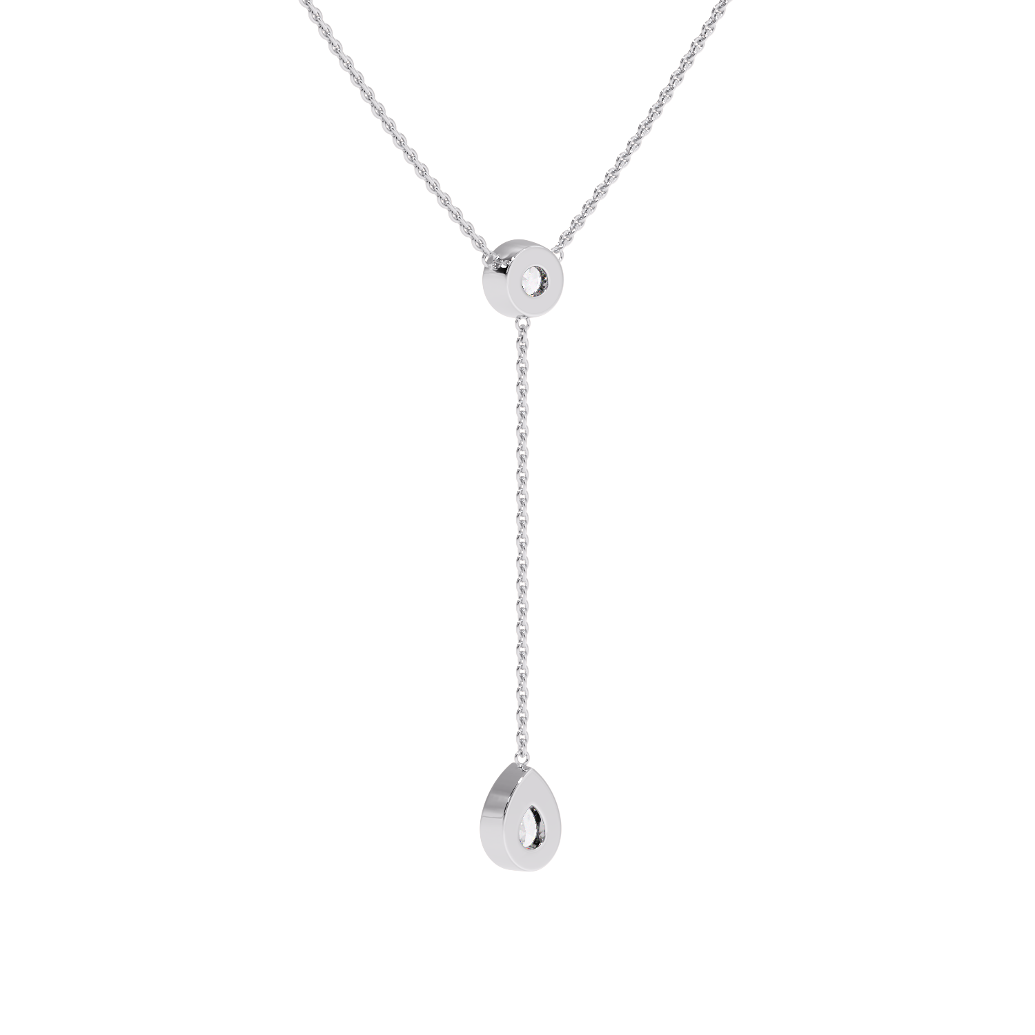NECKLESS WITH ROUND & PEAR