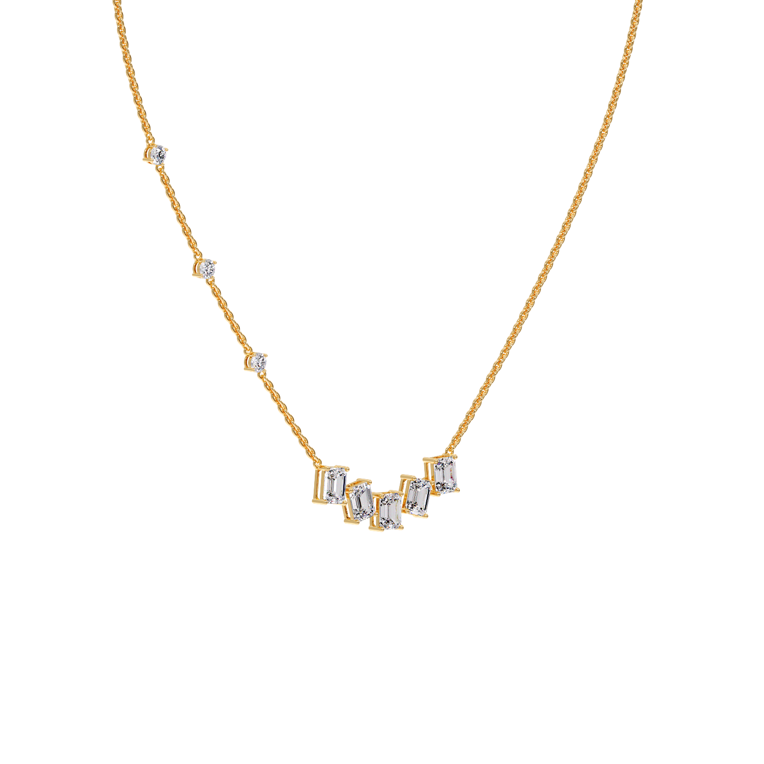 5 EMERALD COMBO NECKLESS