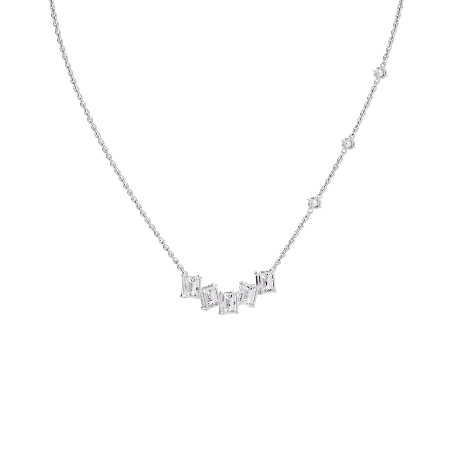 5 EMERALD COMBO NECKLESS