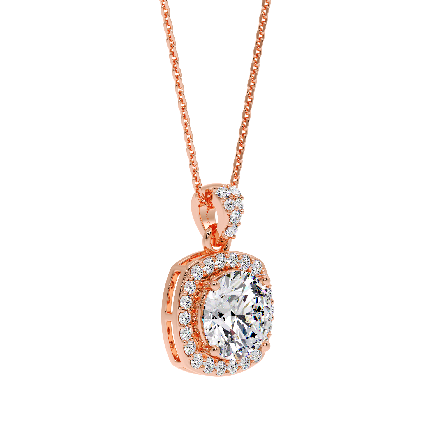 ROUND HALO PENDANT