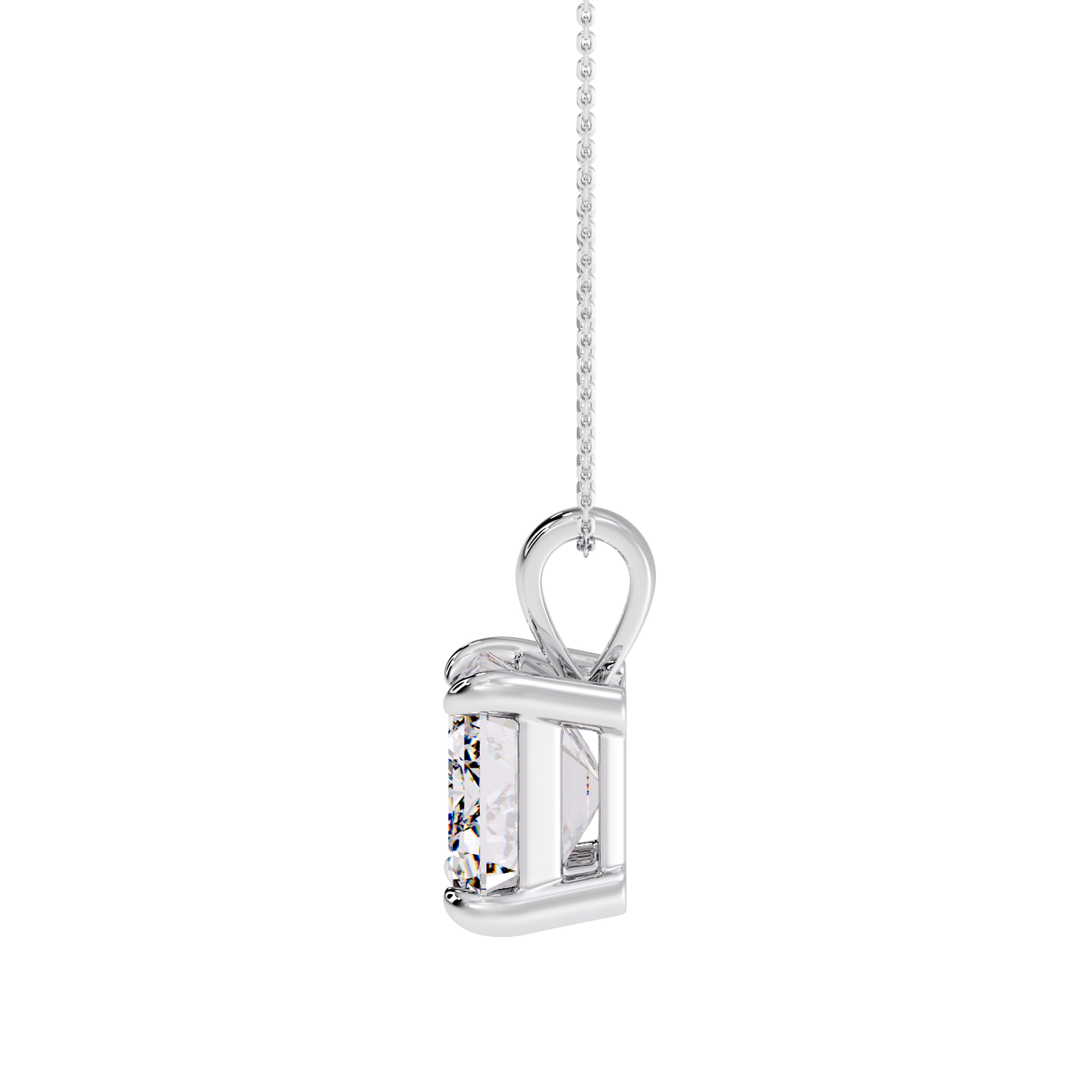 EMERALD DIAMOND PENDANT