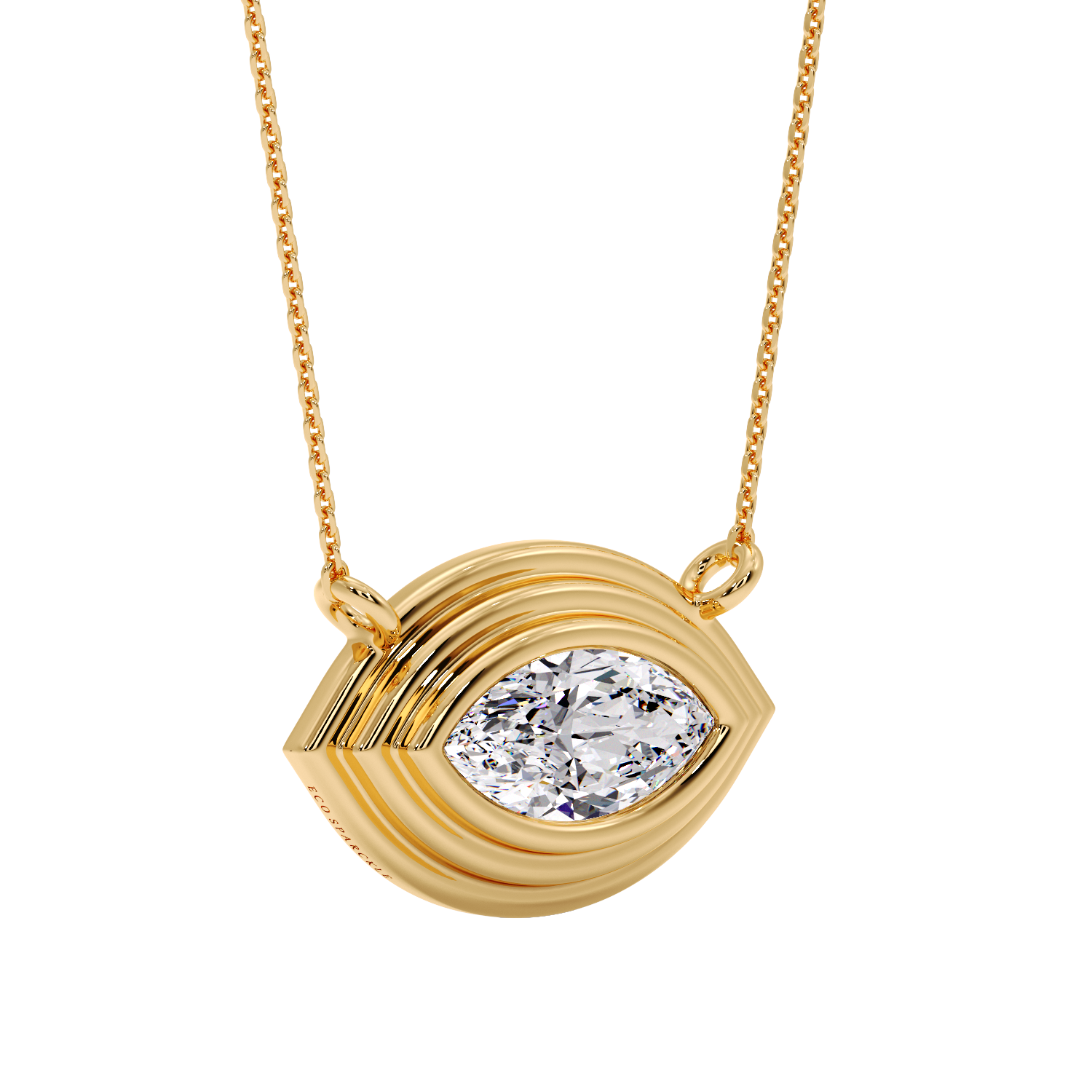 Marquise Step Pendant
