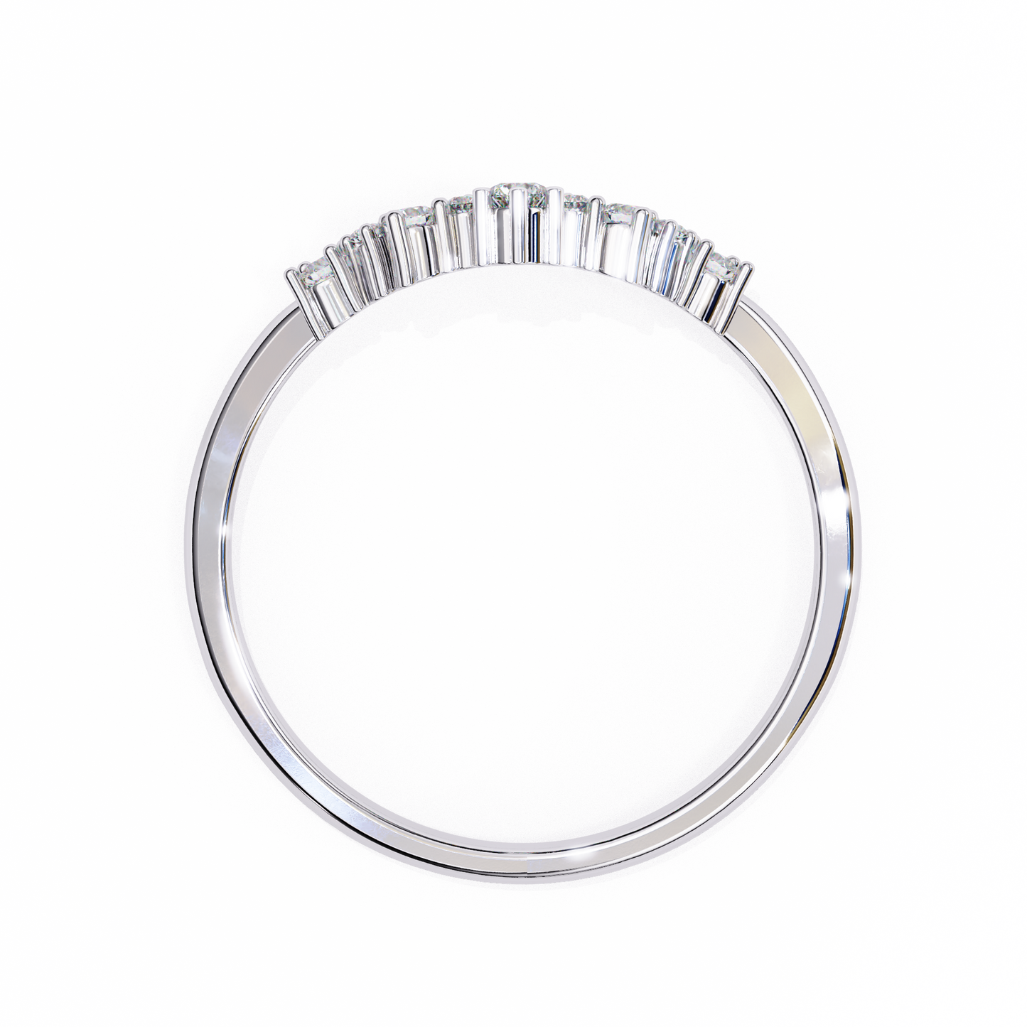 Buy Timeless Lab-Grown Diamond Chevron Band