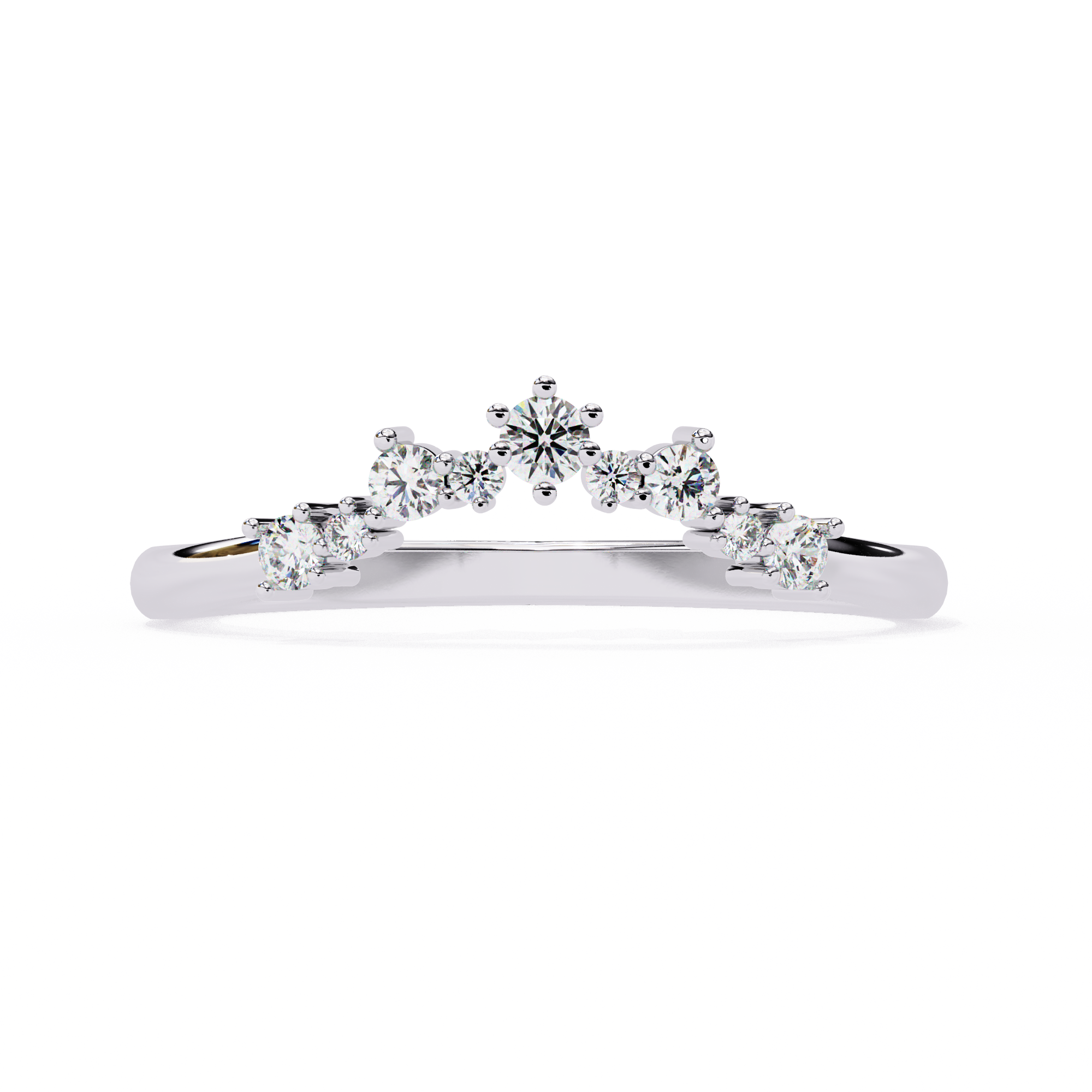 Buy Timeless Lab-Grown Diamond Chevron Band
