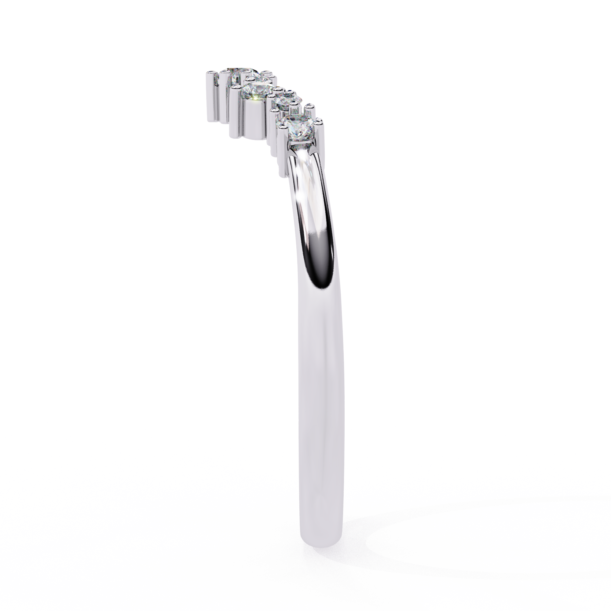 Buy Timeless Lab-Grown Diamond Chevron Band