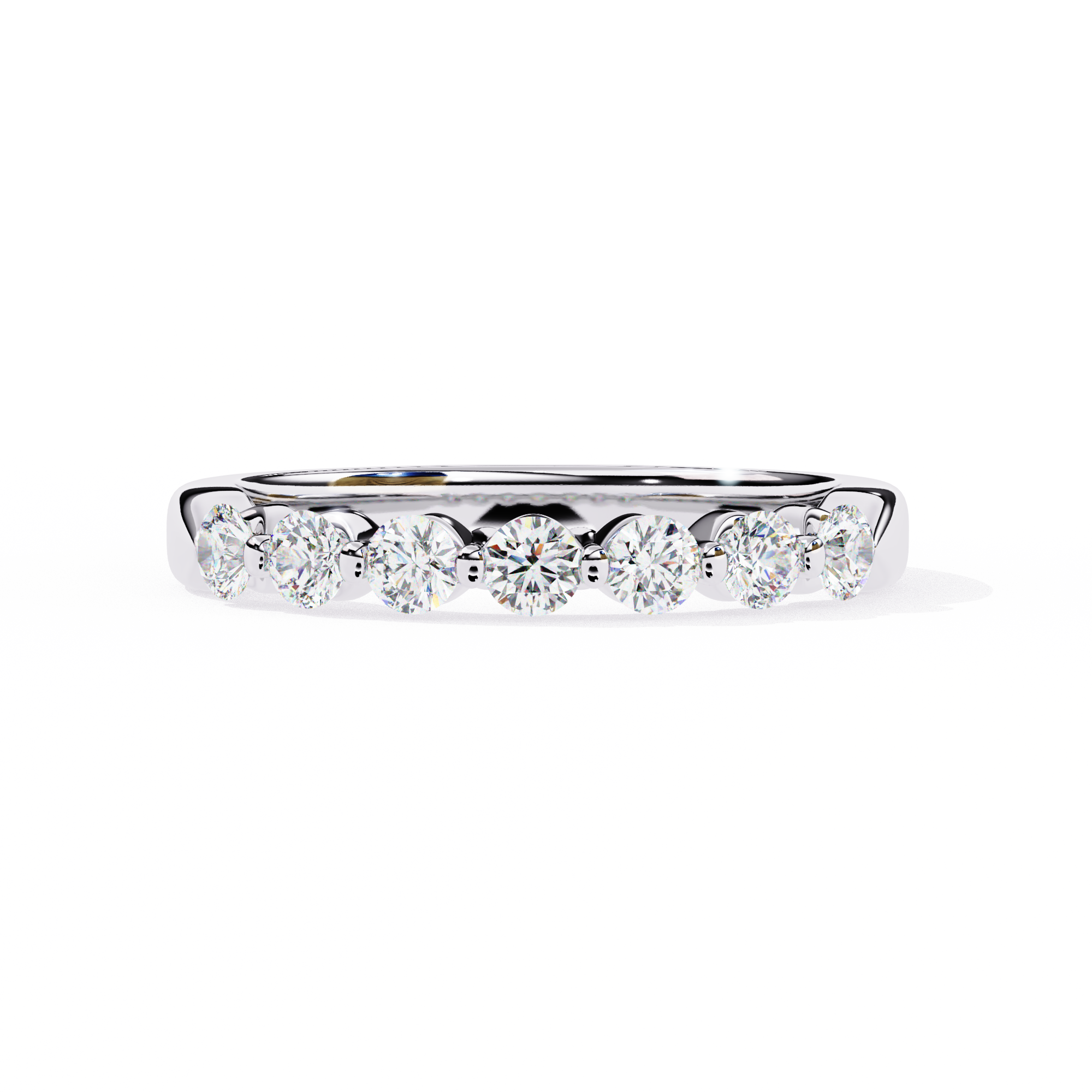 Seven Stone Lab Grown Diamond Anniversary Ring