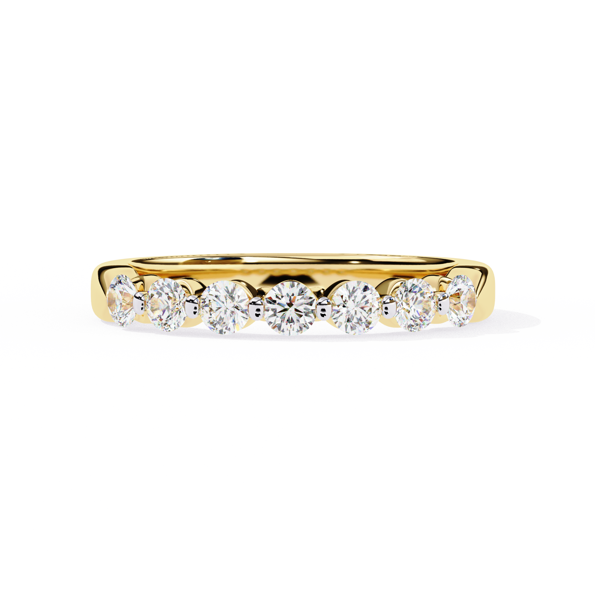 Seven Stone Lab Grown Diamond Anniversary Ring