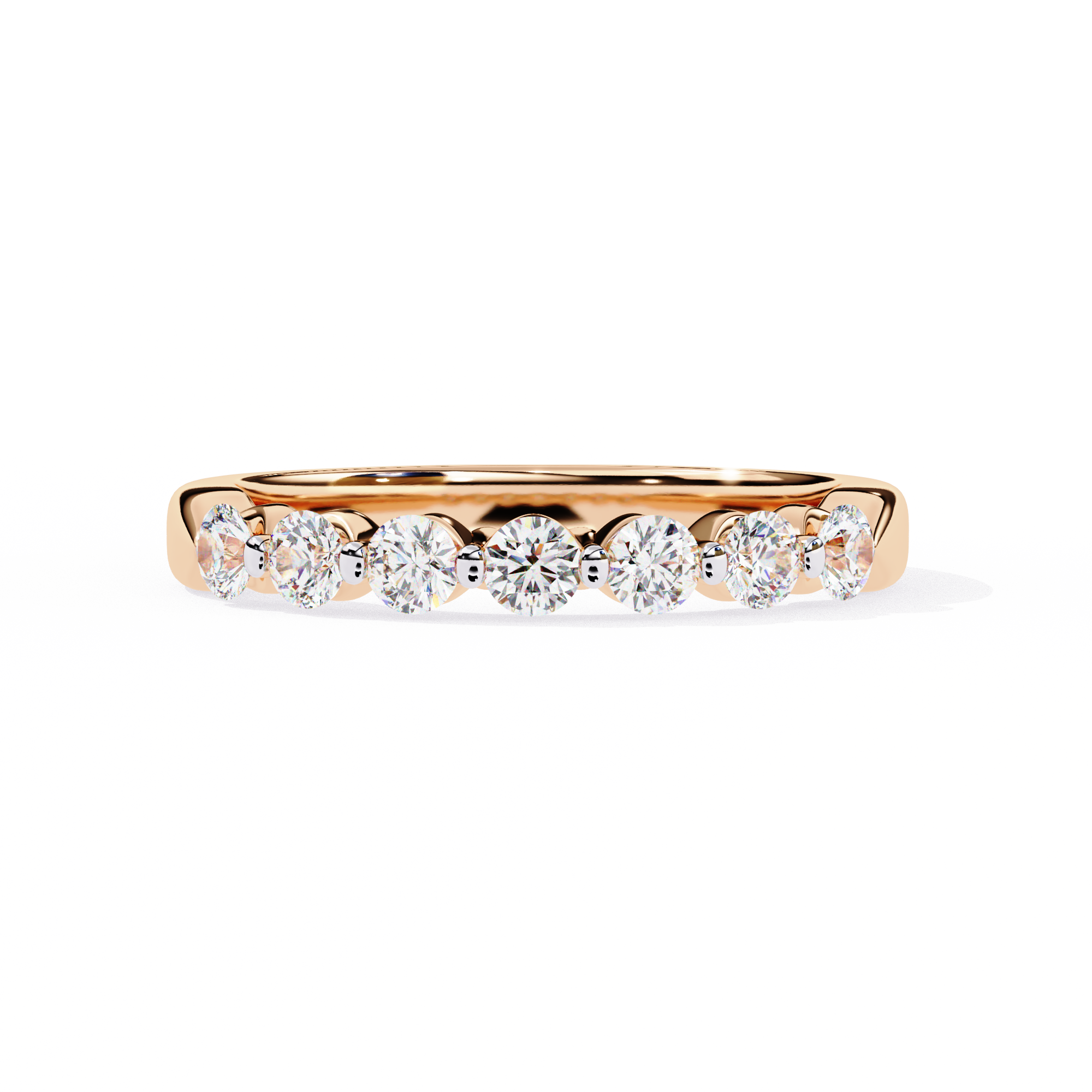 Seven Stone Lab Grown Diamond Anniversary Ring