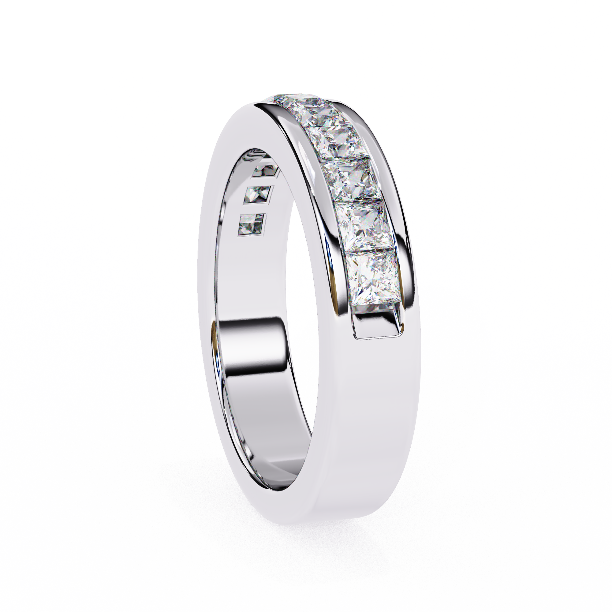 Classic Princess Diamond Pave Band