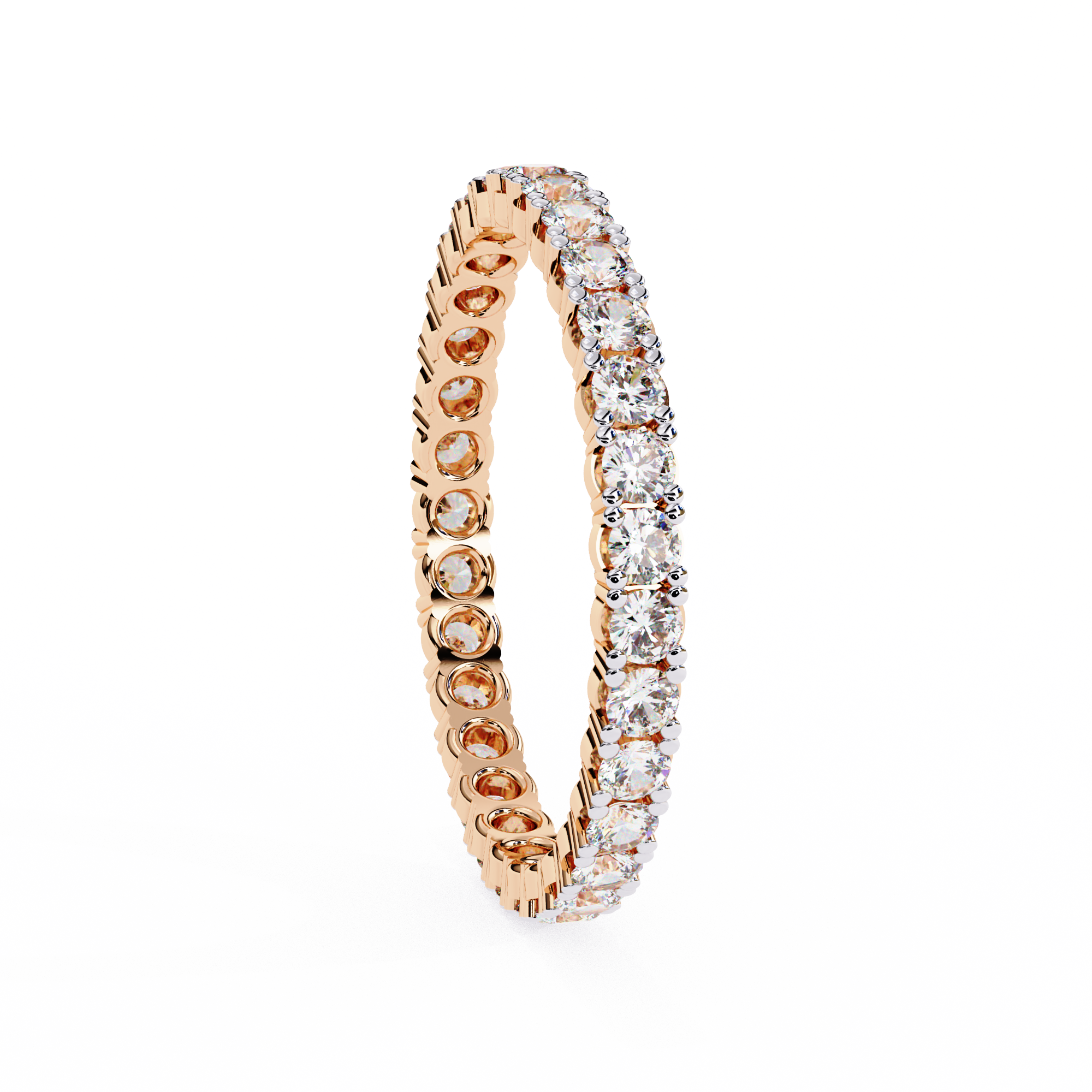 Lab Grown Diamond Shared Prong Set Ring