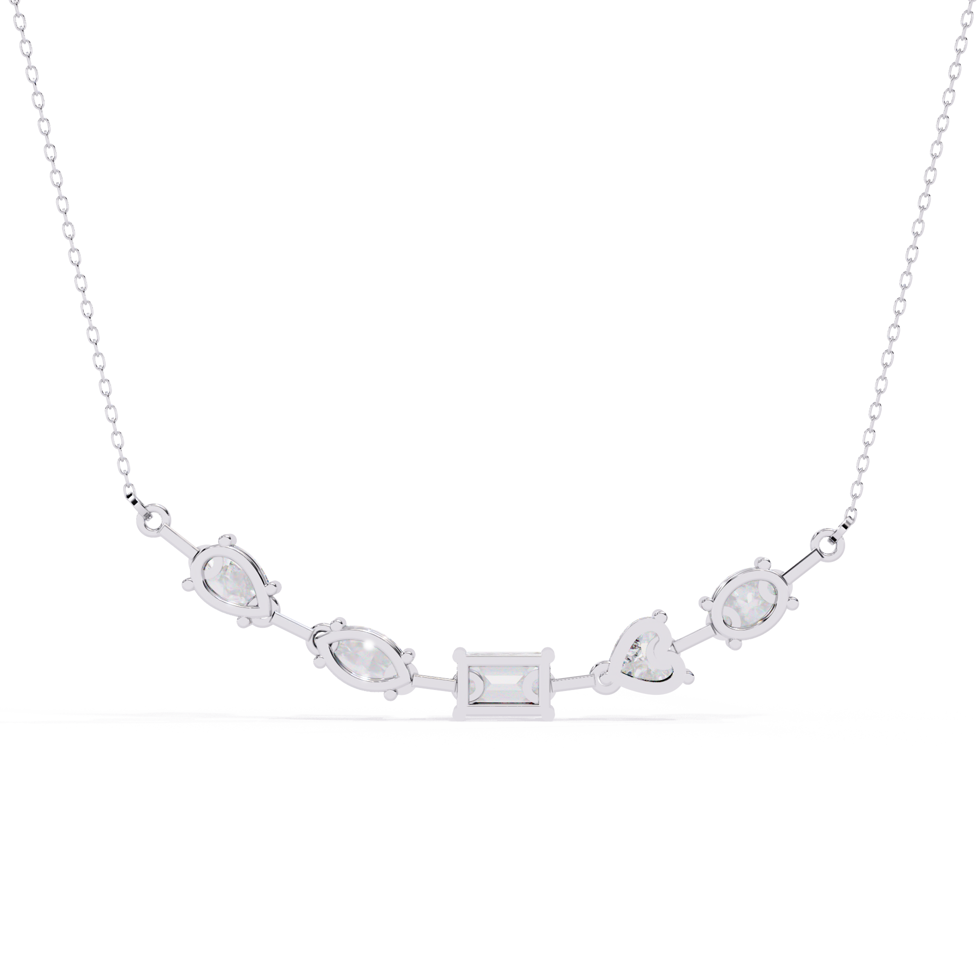 Modern Vibe Diamond Necklace