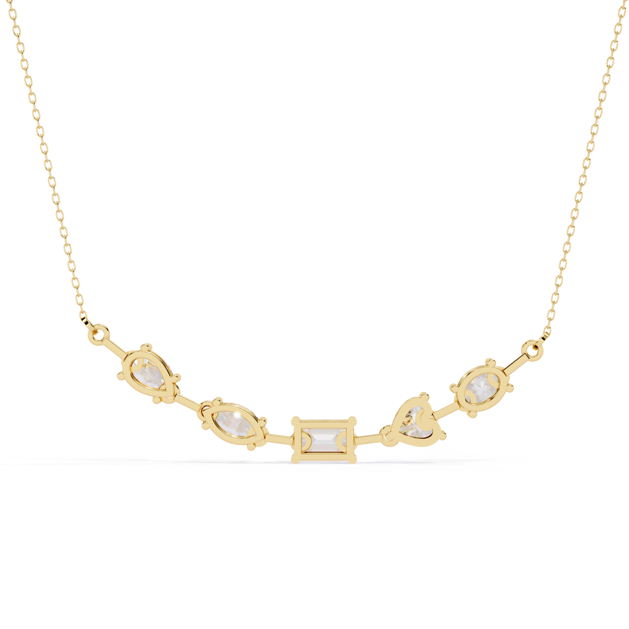 Modern Vibe Diamond Necklace
