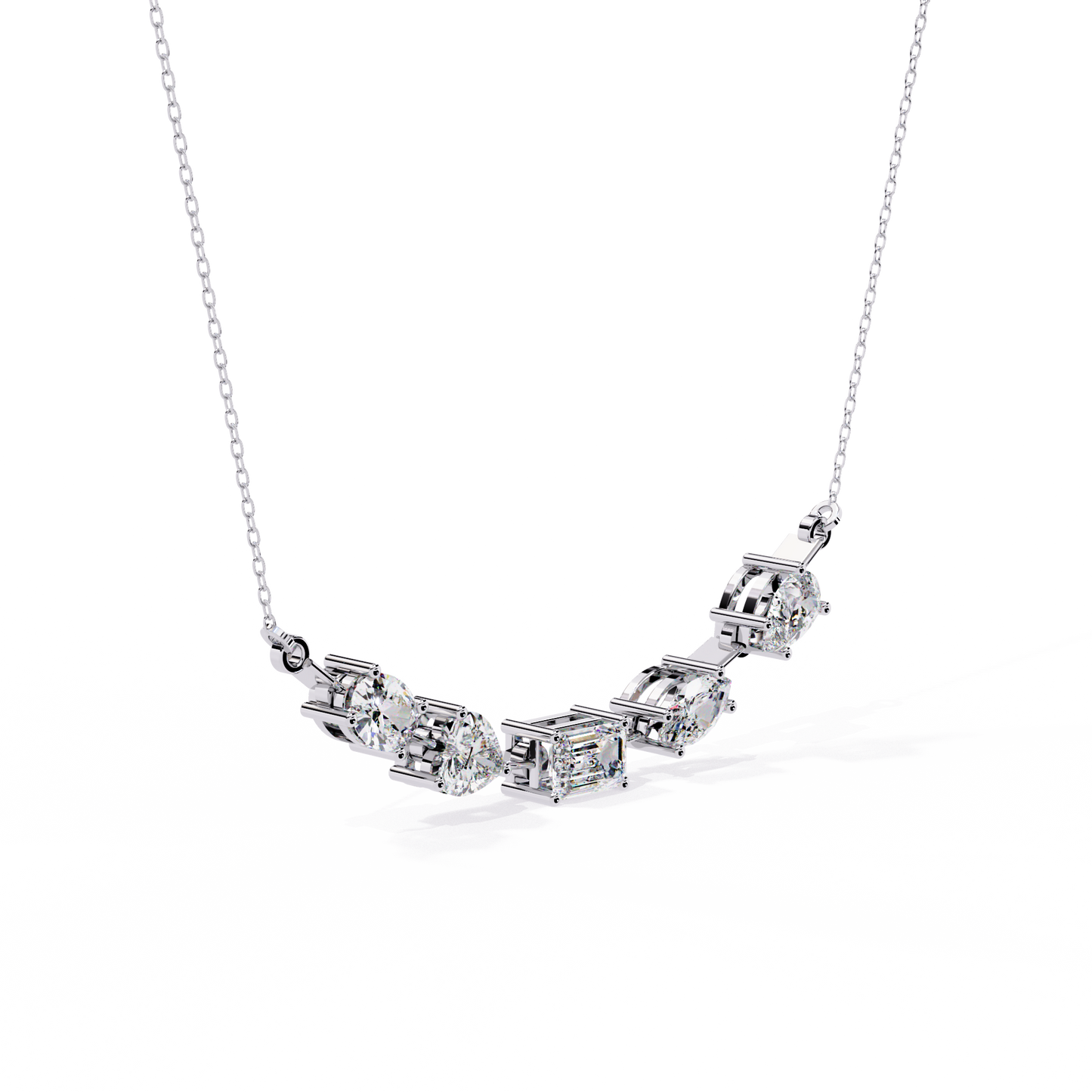 Modern Vibe Diamond Necklace