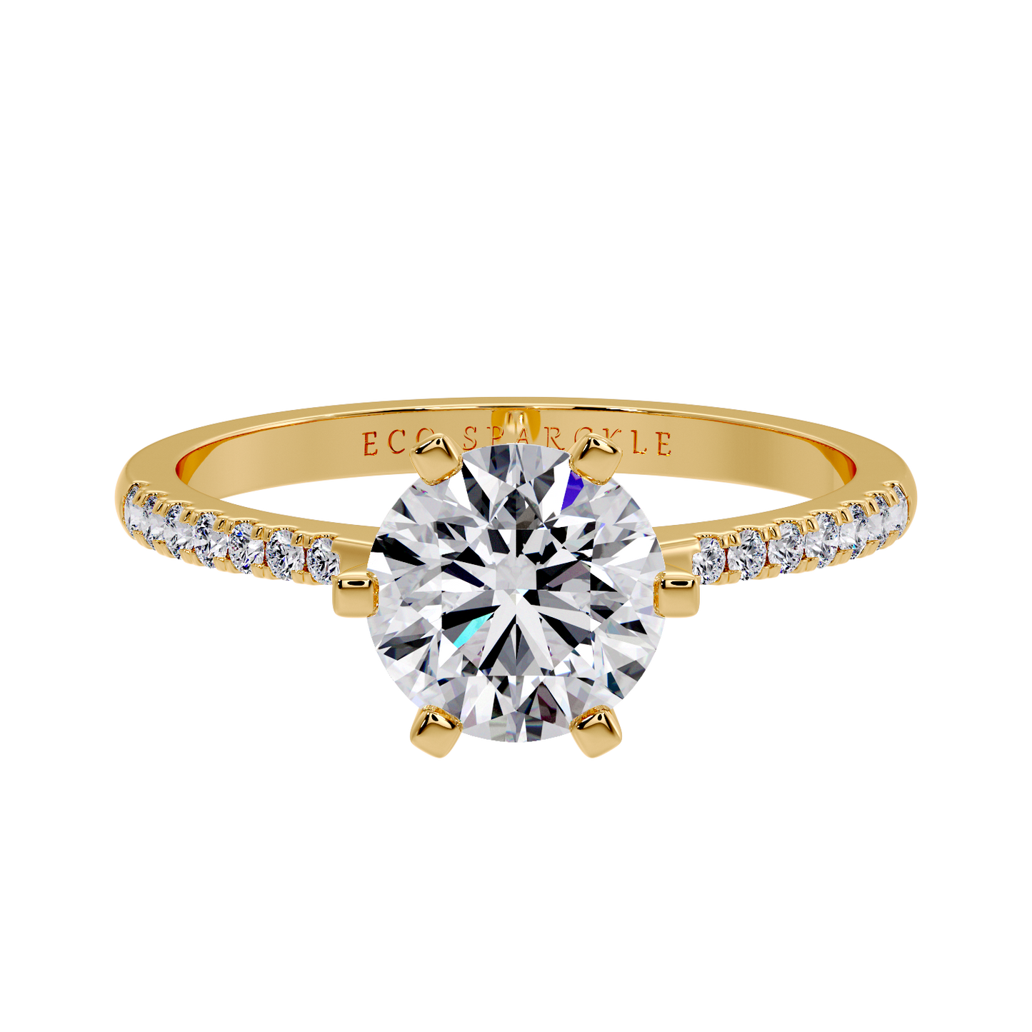 ROUND DIAMOND RING 6 PRONG