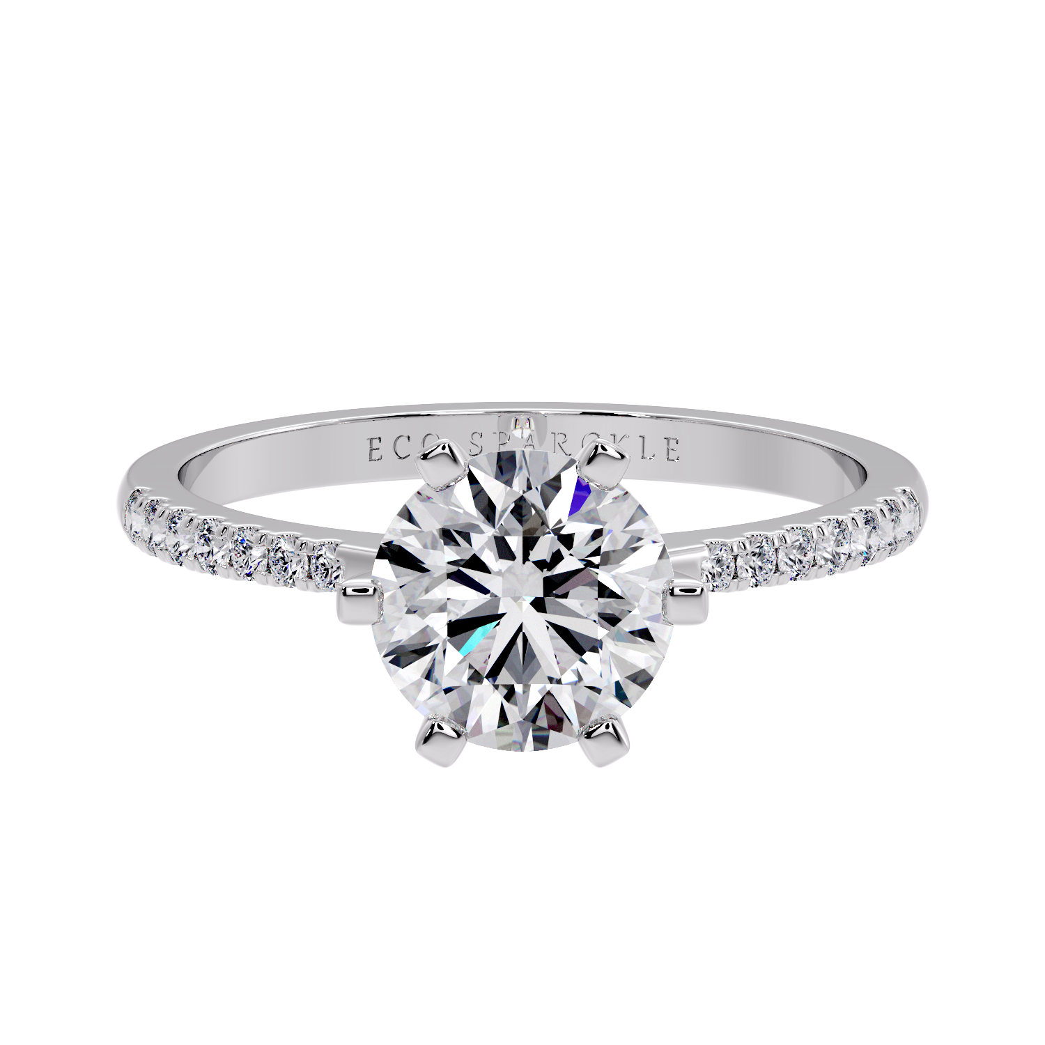 ROUND DIAMOND RING 6 PRONG