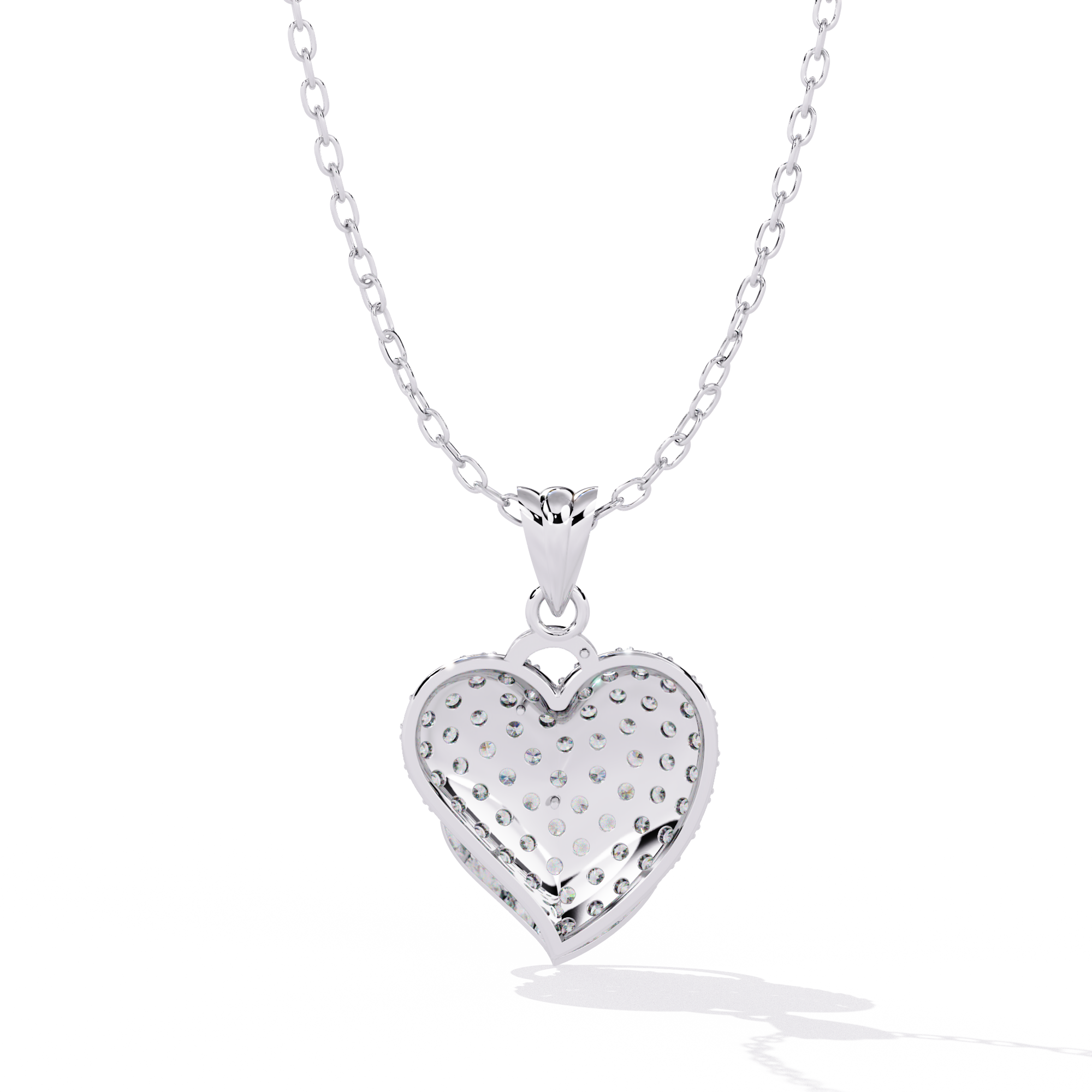 Gold Women Lab Grown Diamond Pendant