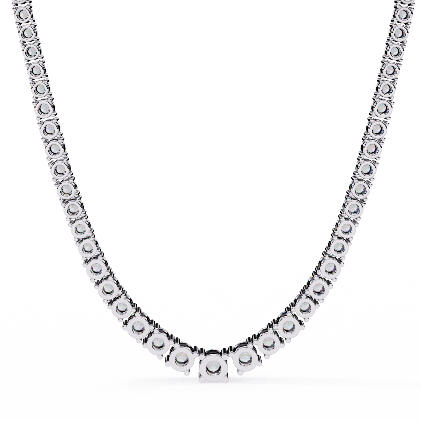 Lab Grown Diamond Tennis Necklace