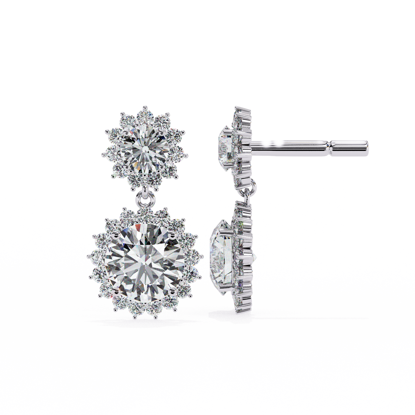 Floral Cluster Earrings