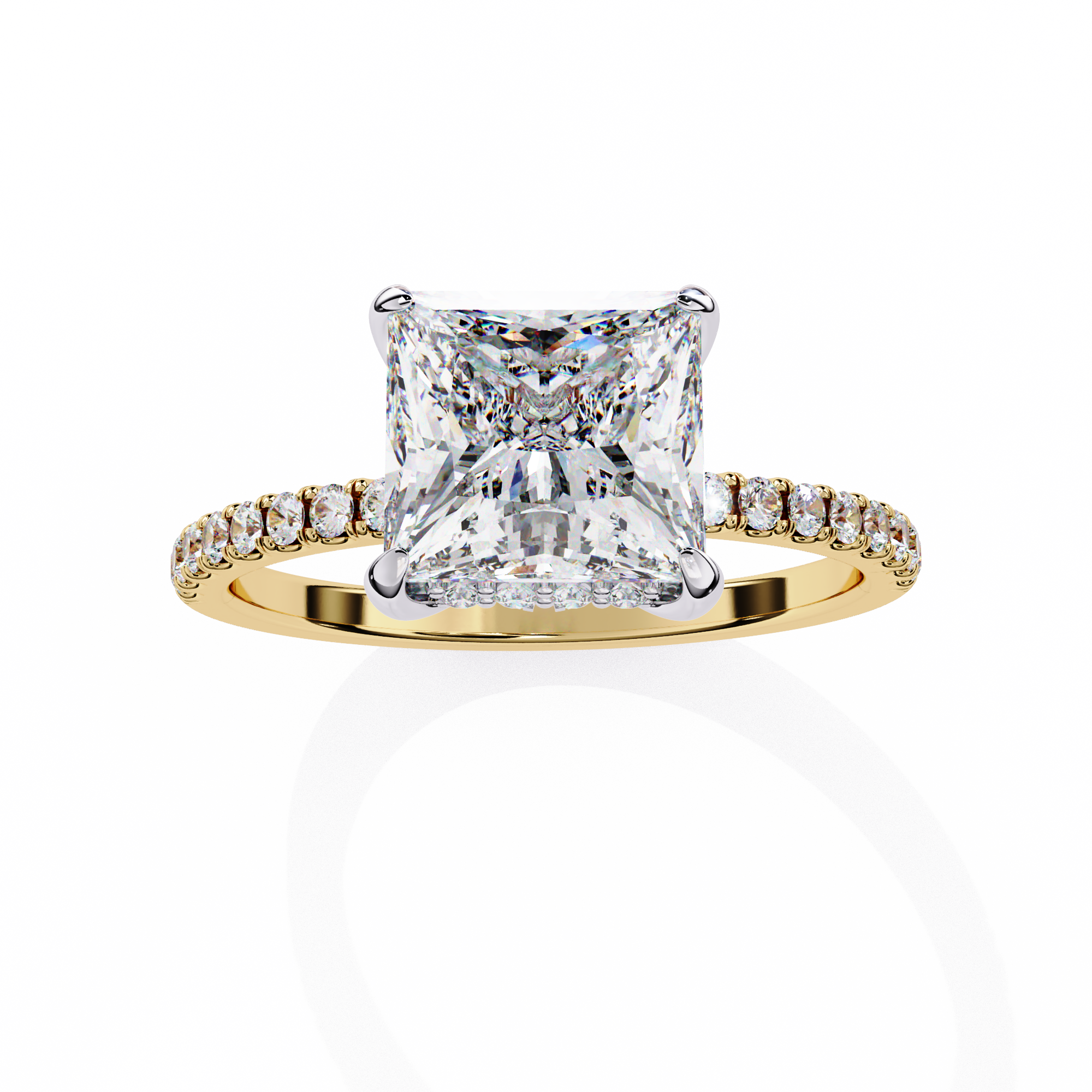 Princess cut Lab Grown Diamond Diamond