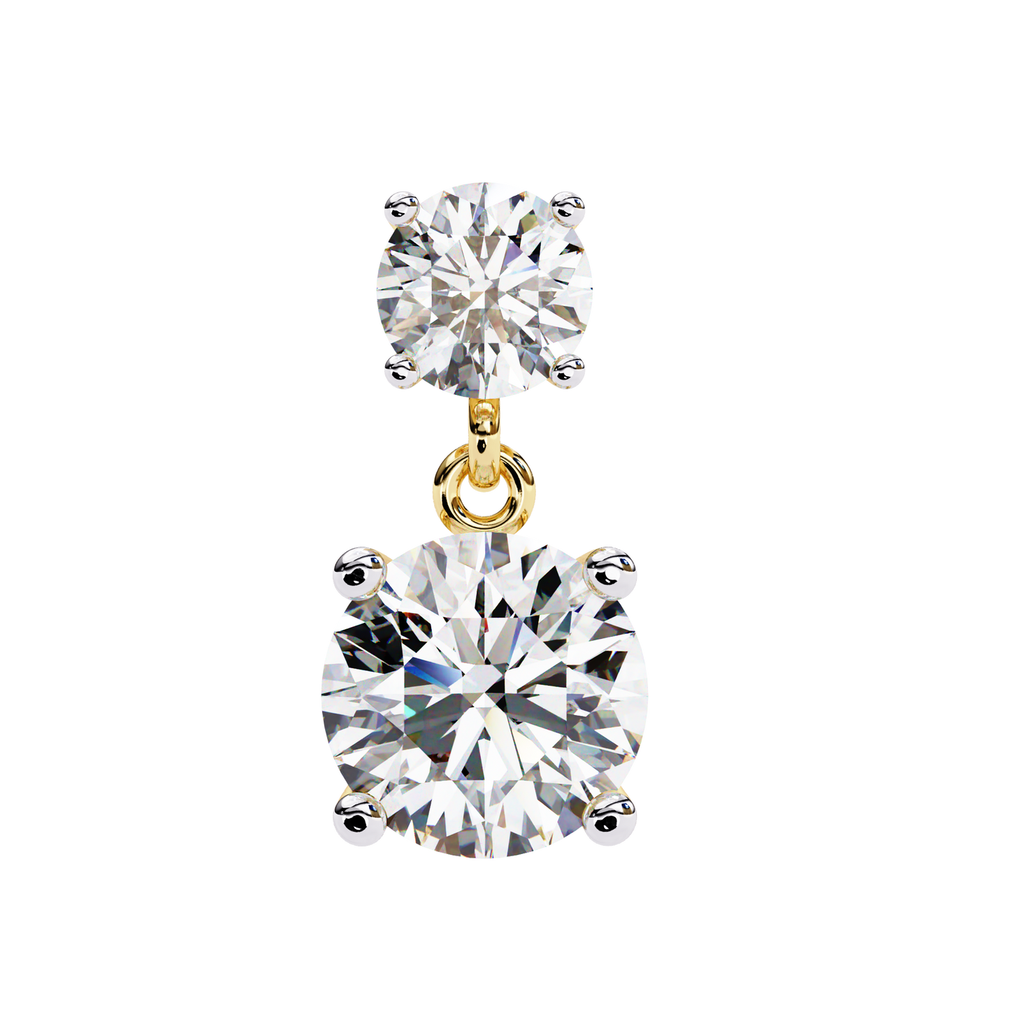 Diamond Duo Stud Earrings