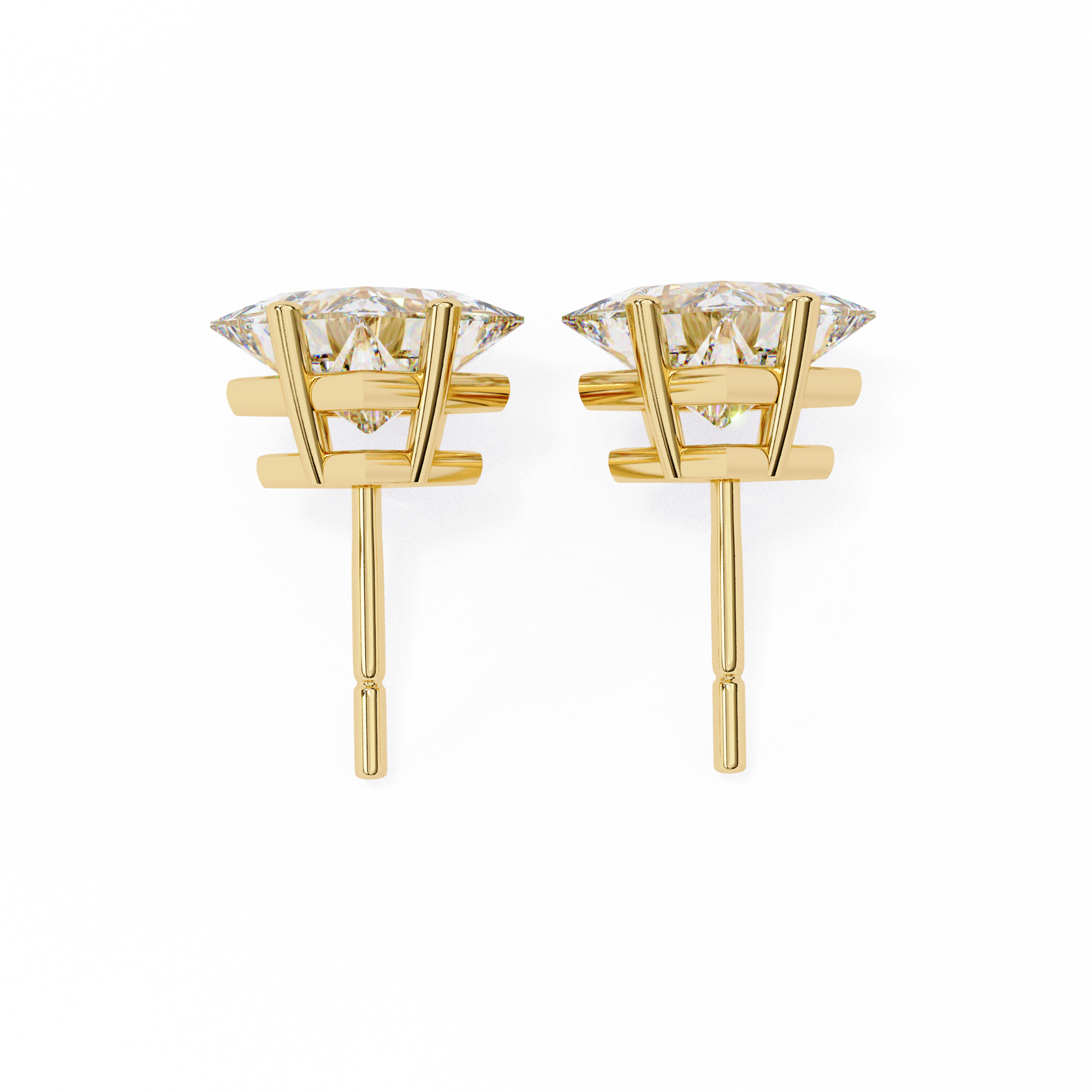 Princess Diamond Earrings