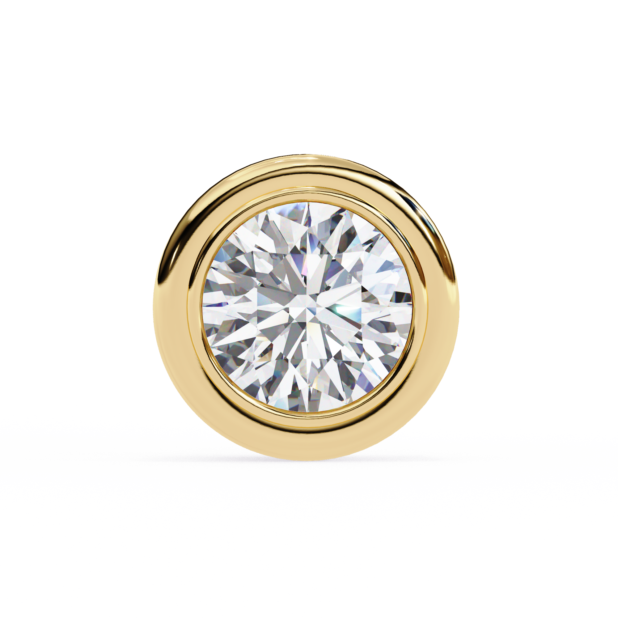 Round Diamond Stud Earrings Timeless Round Cut Gift for Women