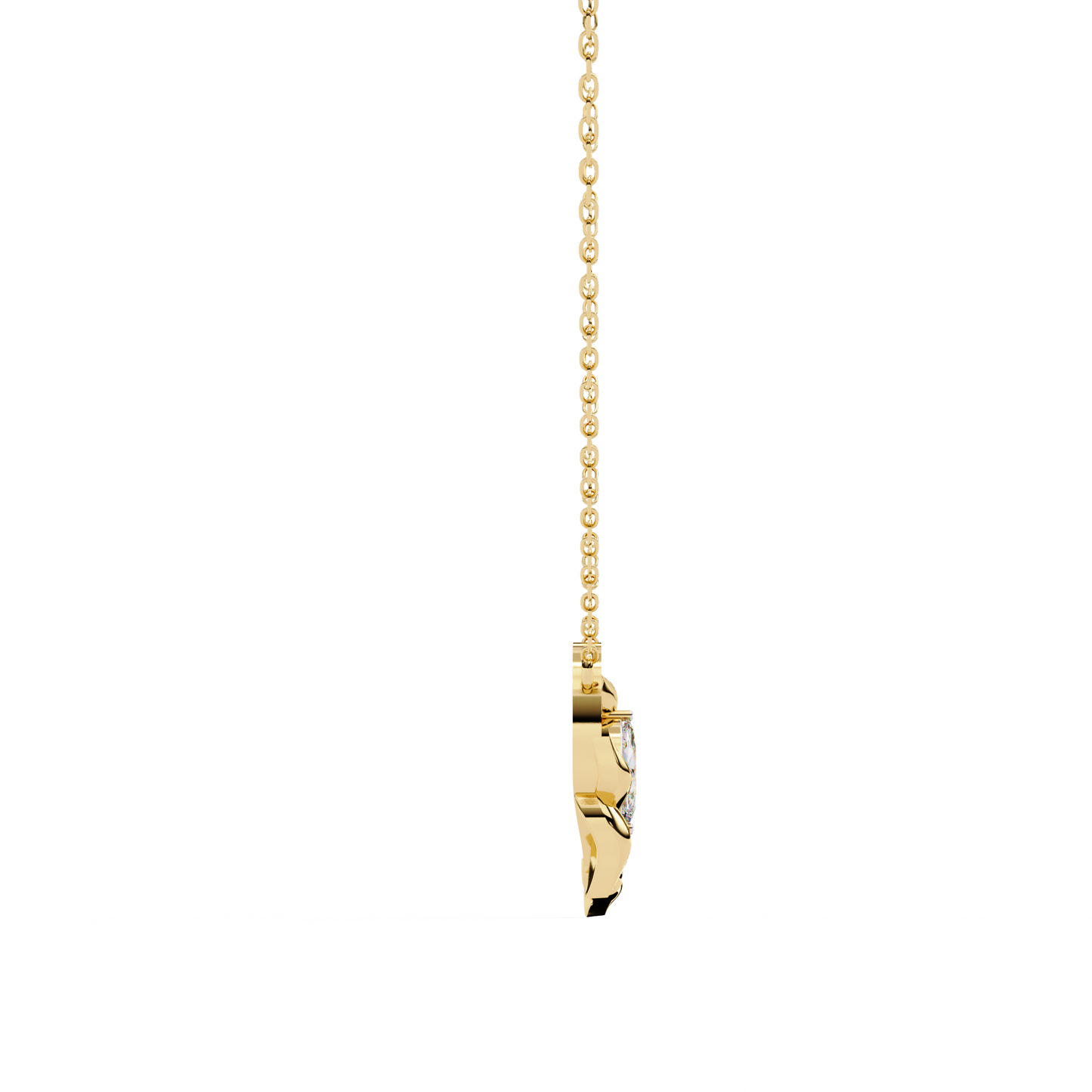 Marquise Leaf Necklace