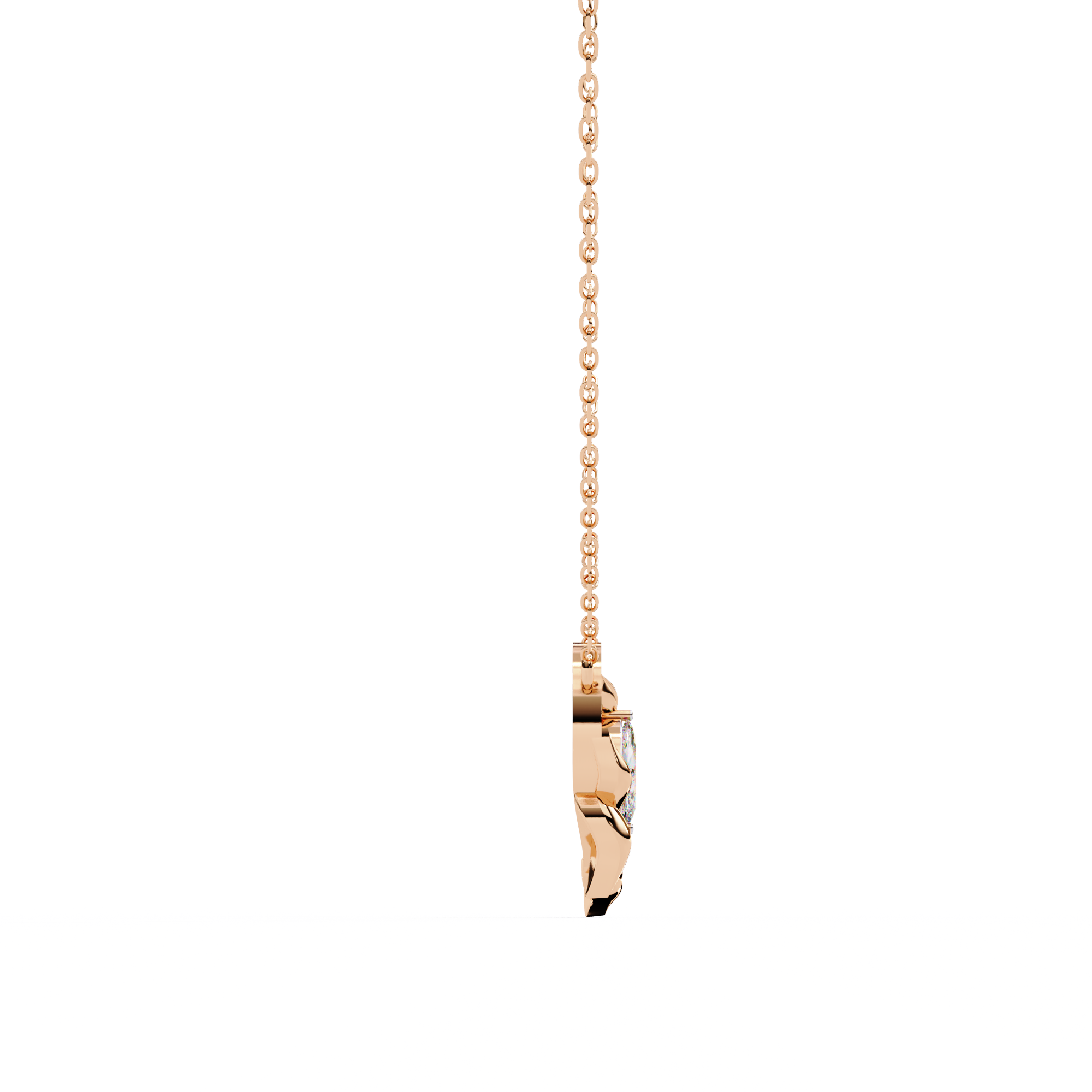 Marquise Leaf Necklace