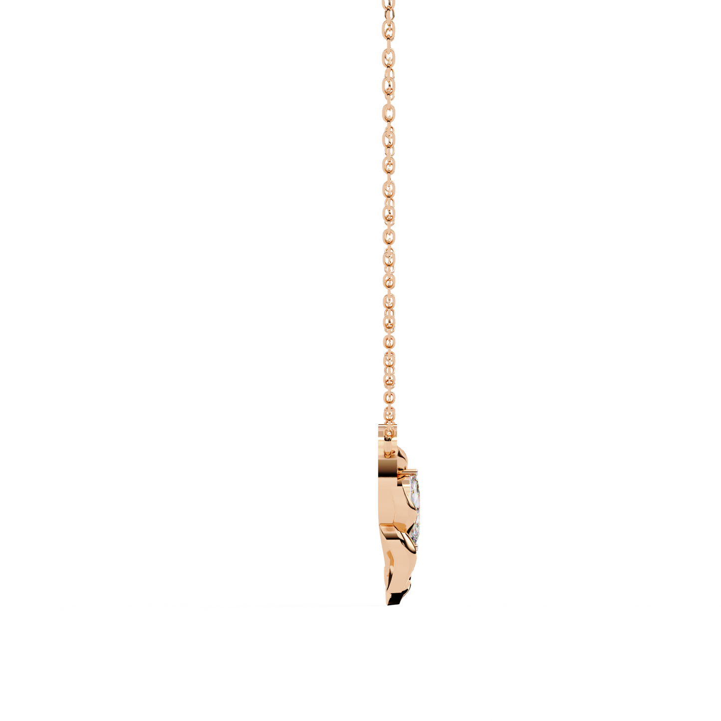 Marquise Leaf Necklace