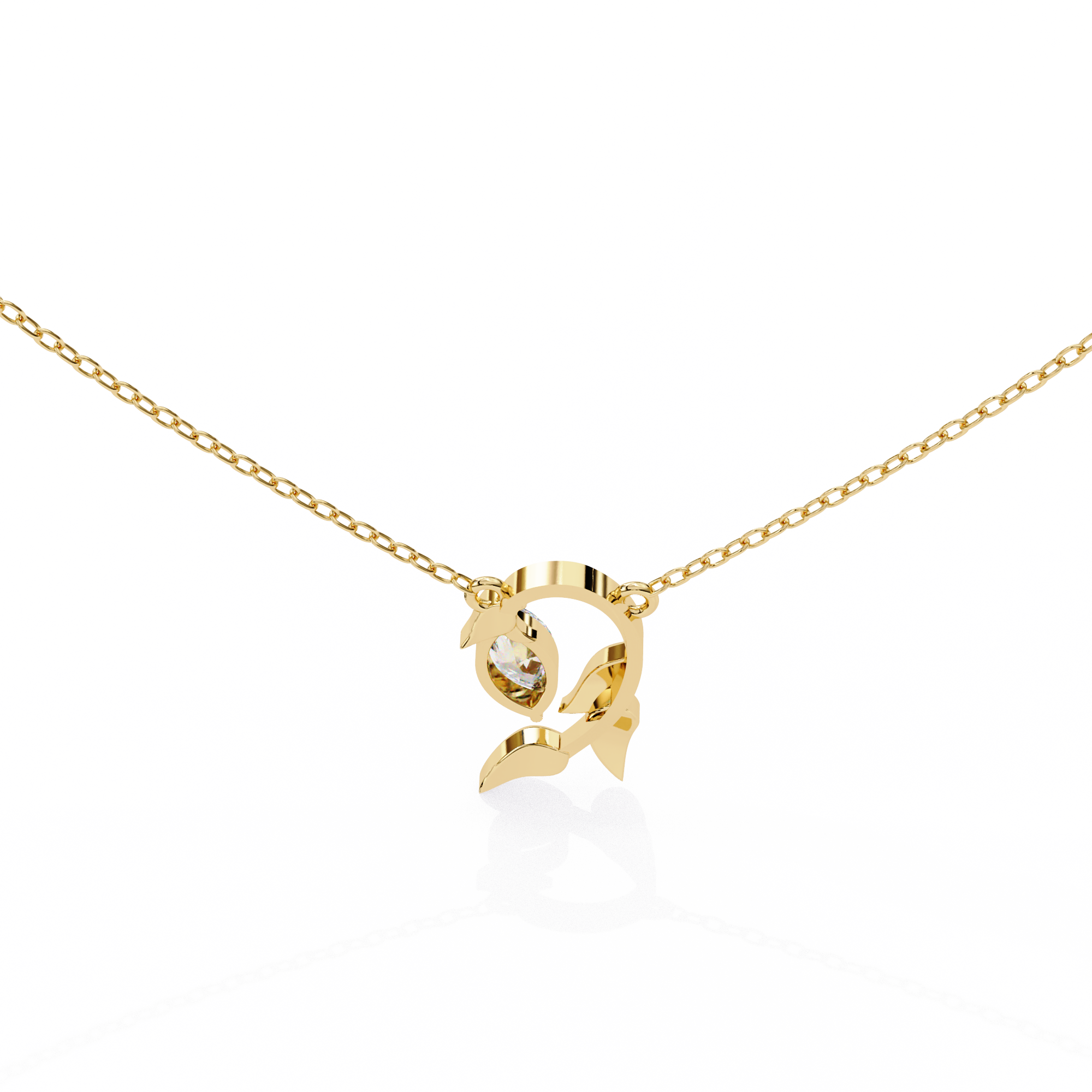 Marquise Leaf Necklace