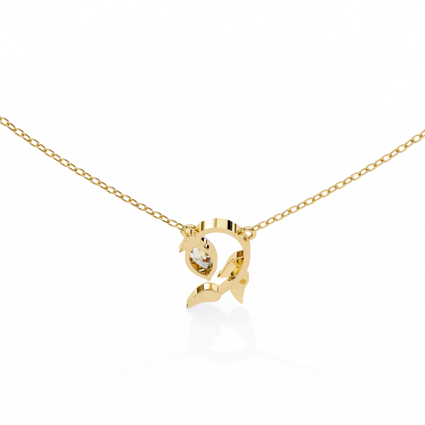 Marquise Leaf Necklace