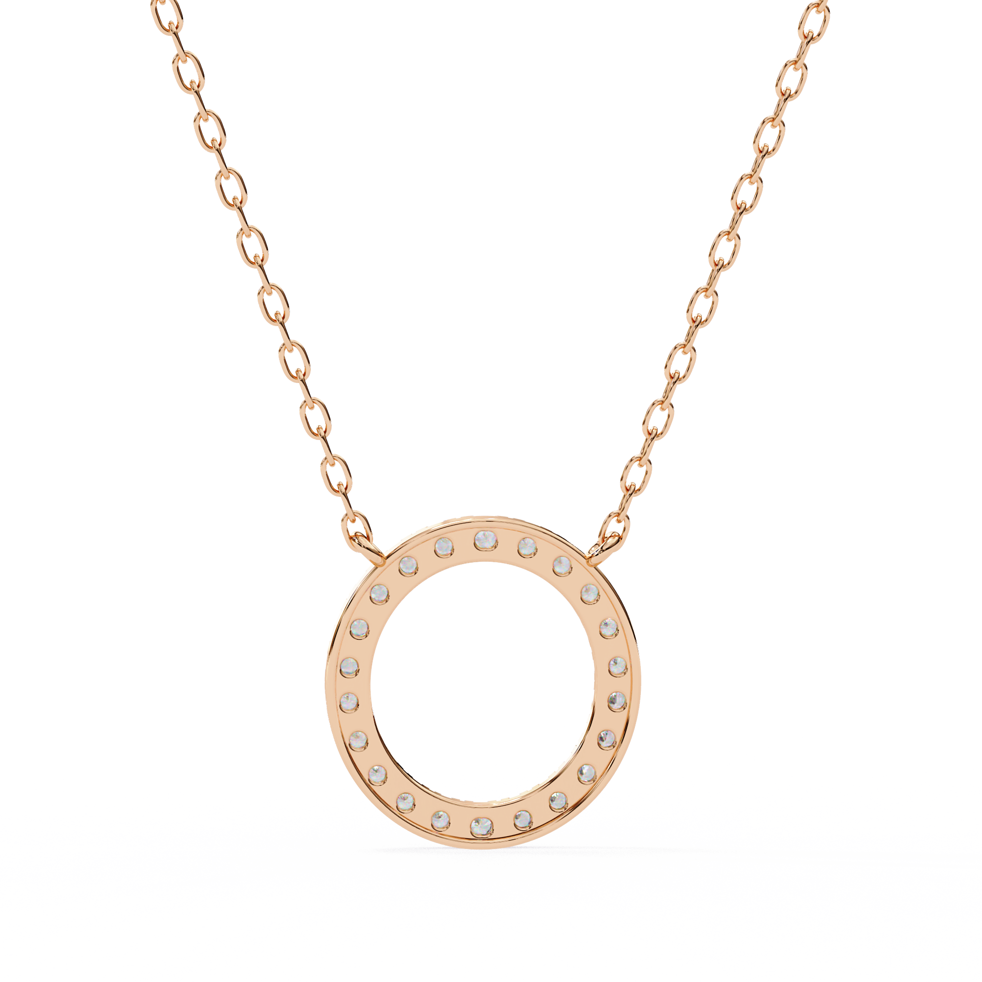 Eternal Circle Diamond Pendant