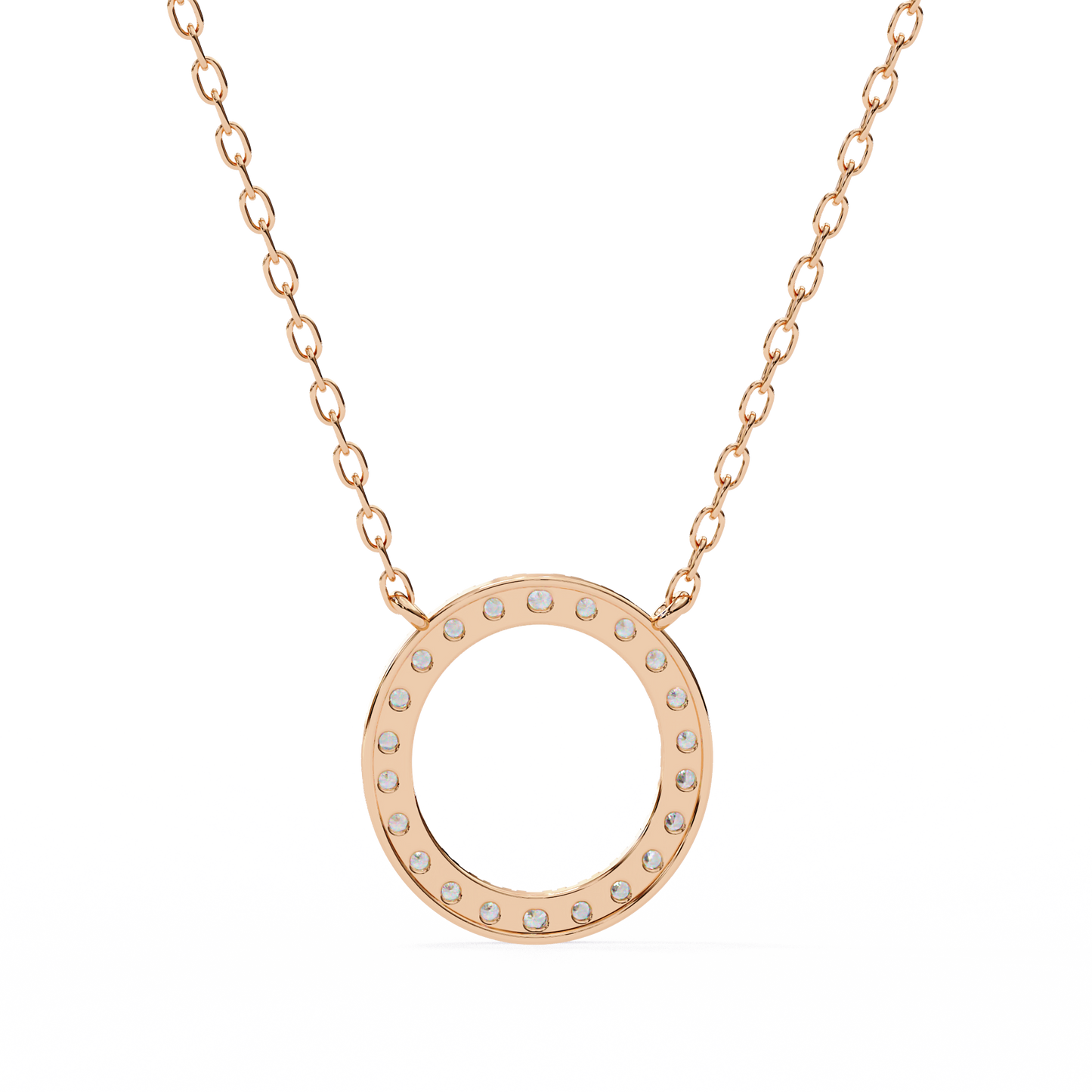 Eternal Circle Diamond Pendant