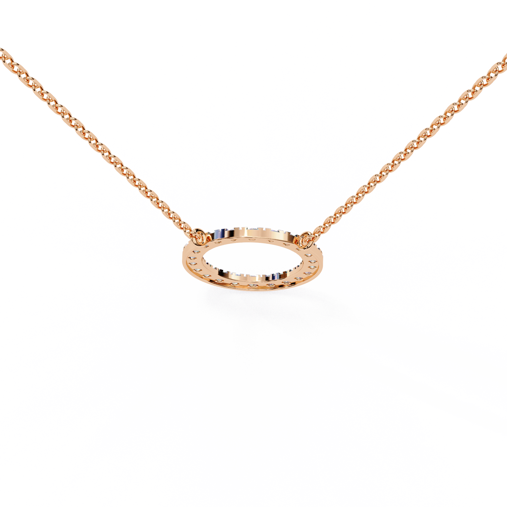 Eternal Circle Diamond Pendant