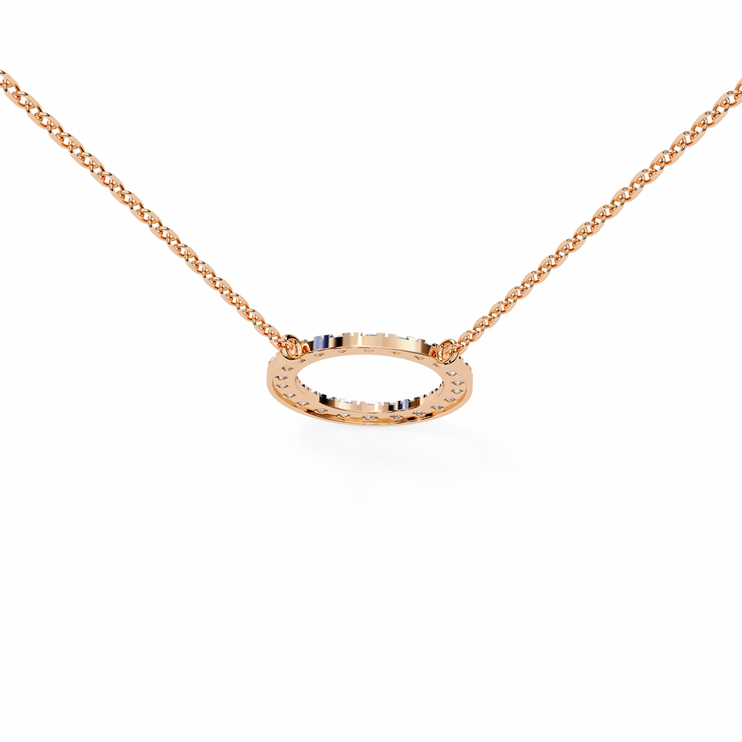 Eternal Circle Diamond Pendant