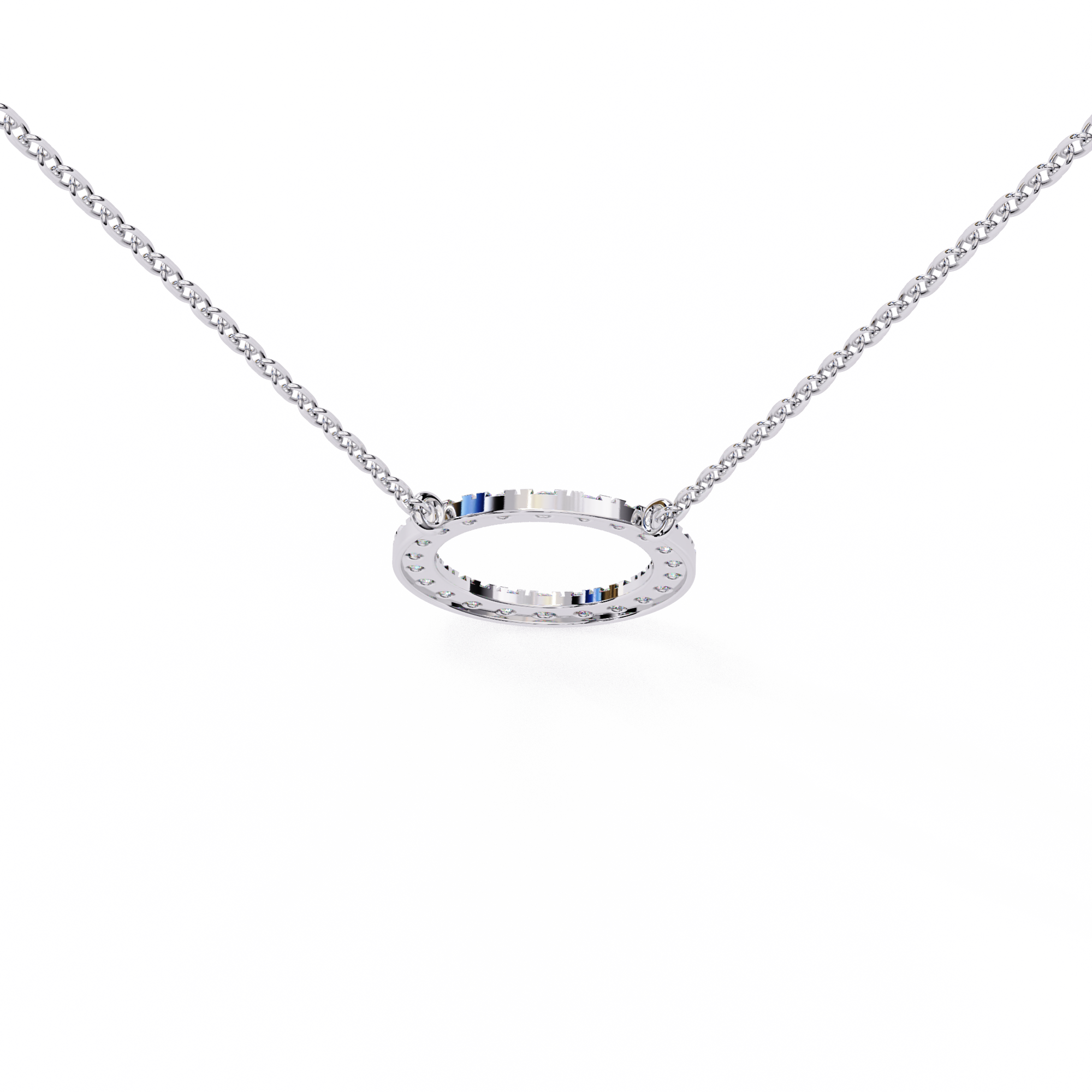 Eternal Circle Diamond Pendant