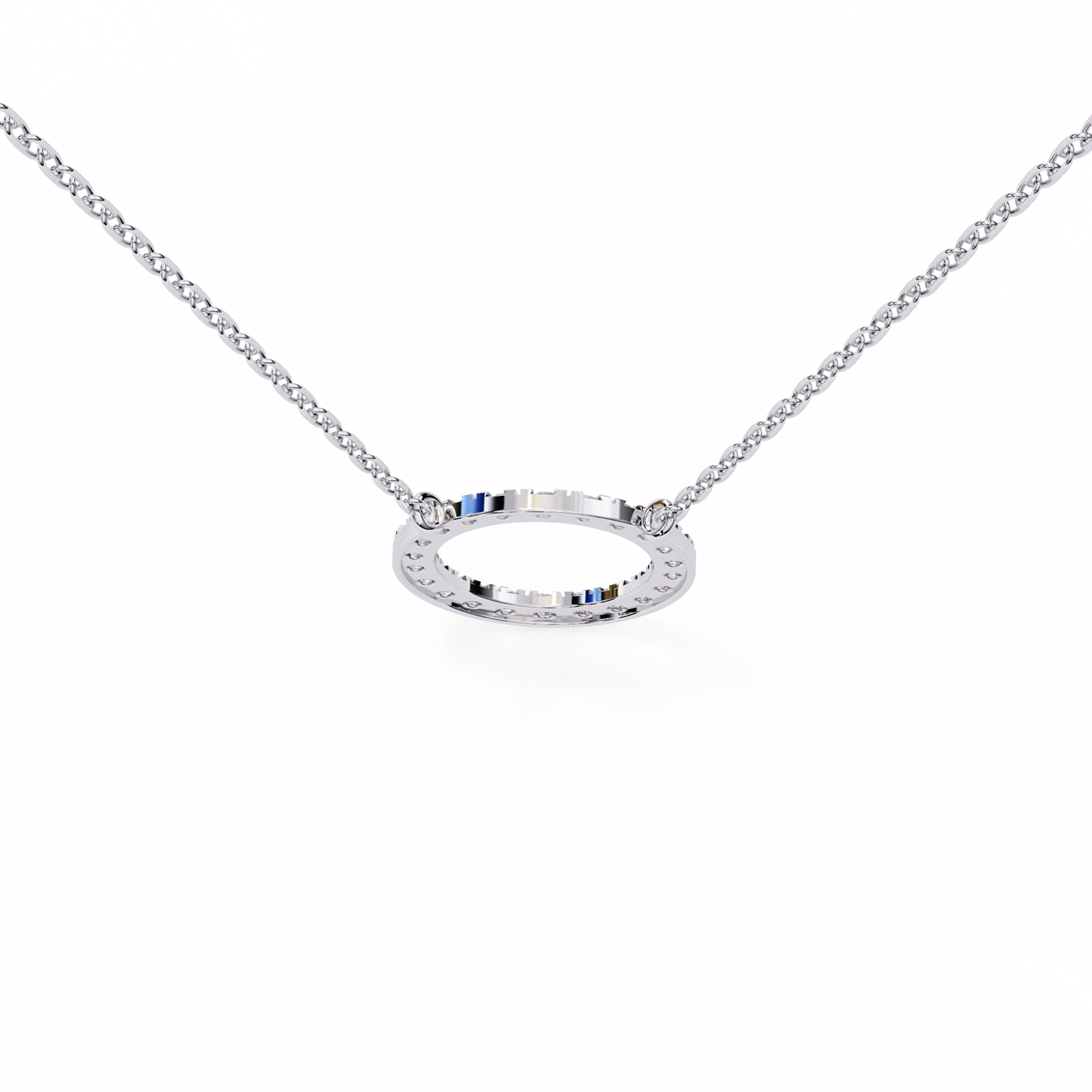 Eternal Circle Diamond Pendant