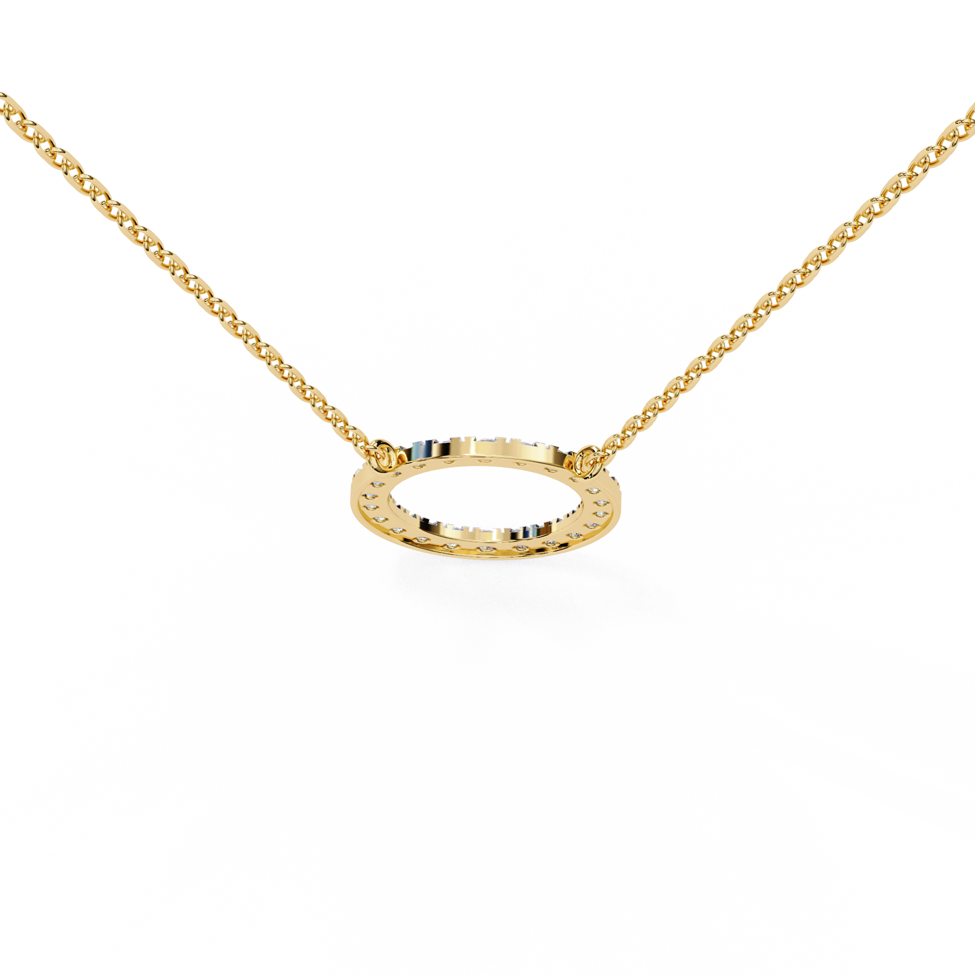 Eternal Circle Diamond Pendant