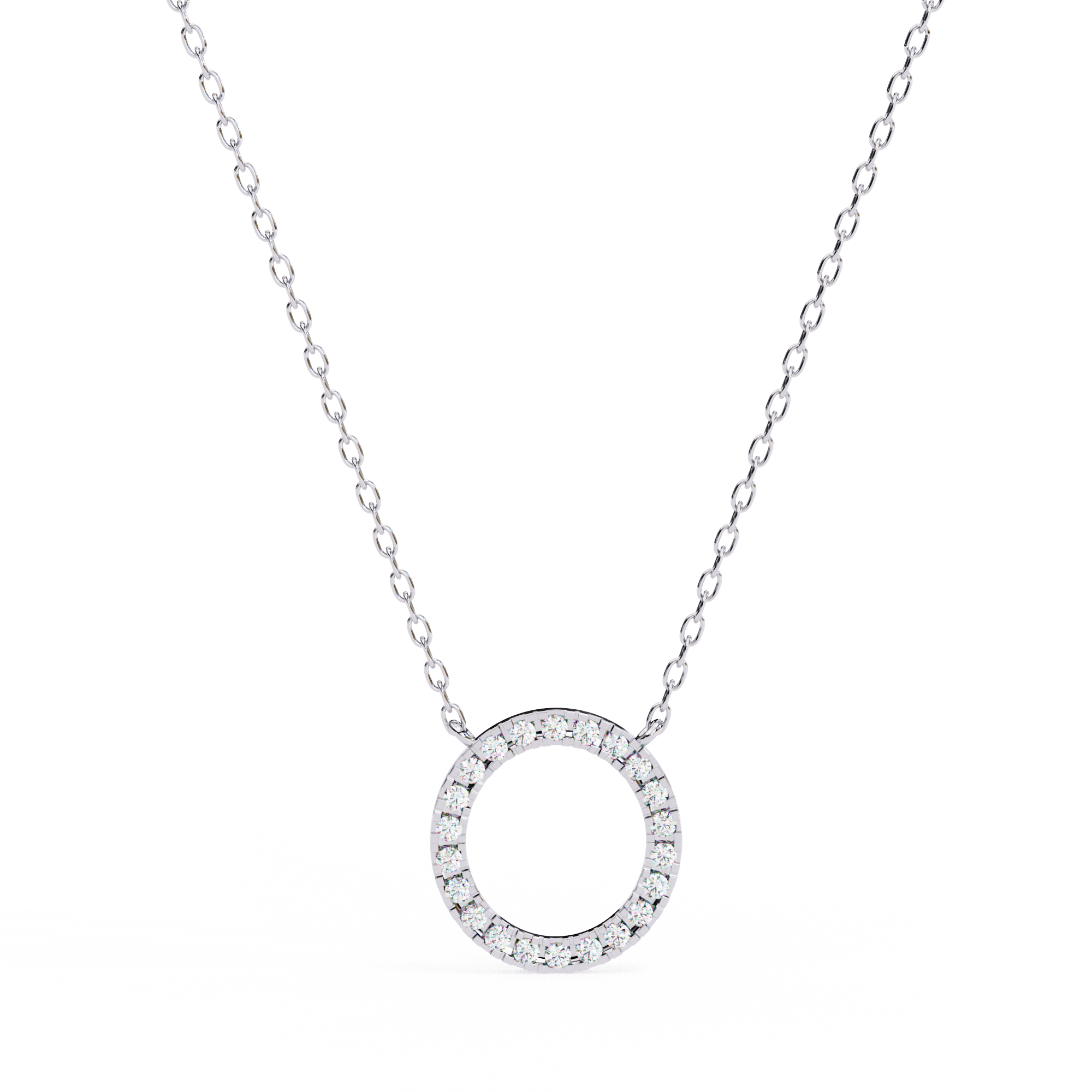 Eternal Circle Diamond Pendant