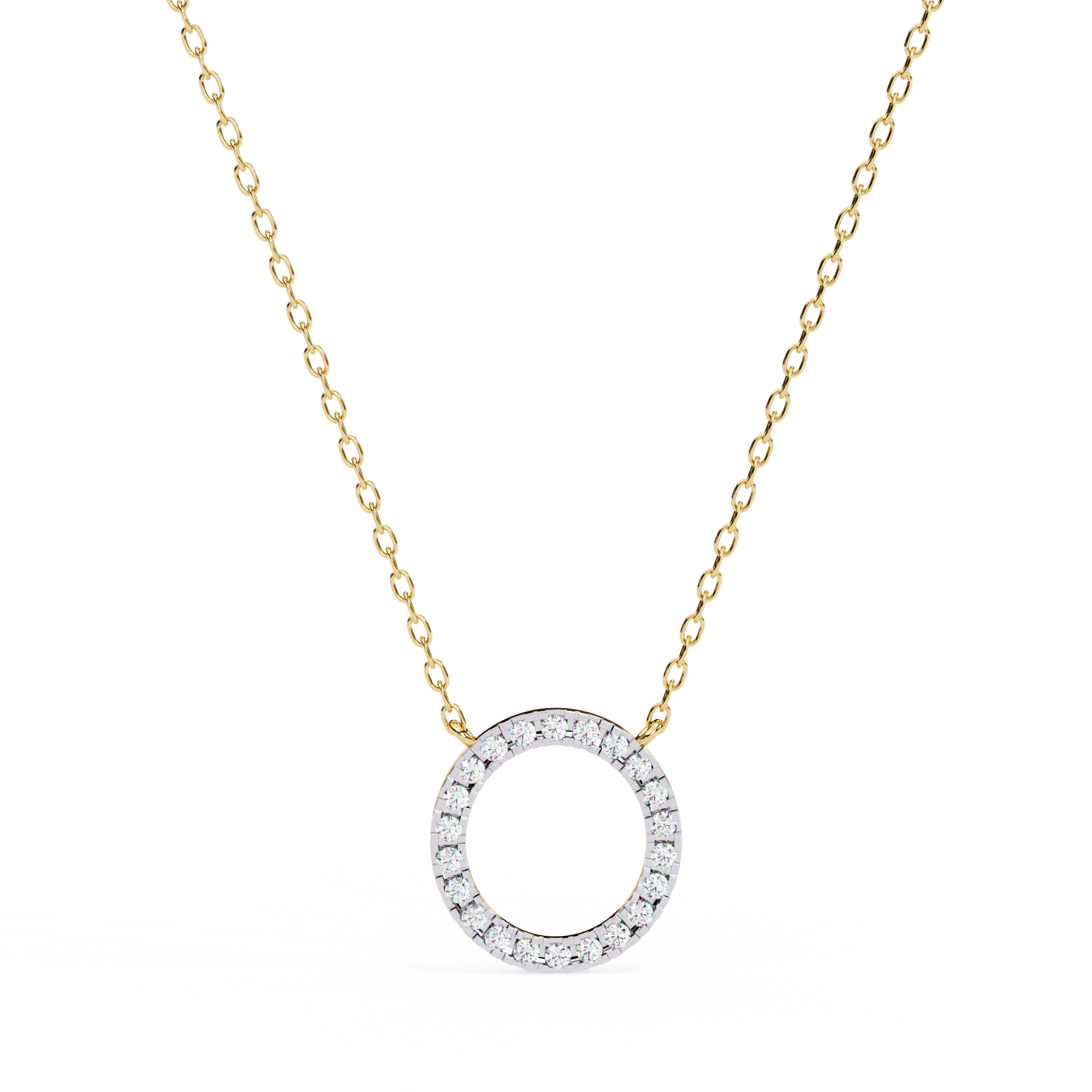 Eternal Circle Diamond Pendant