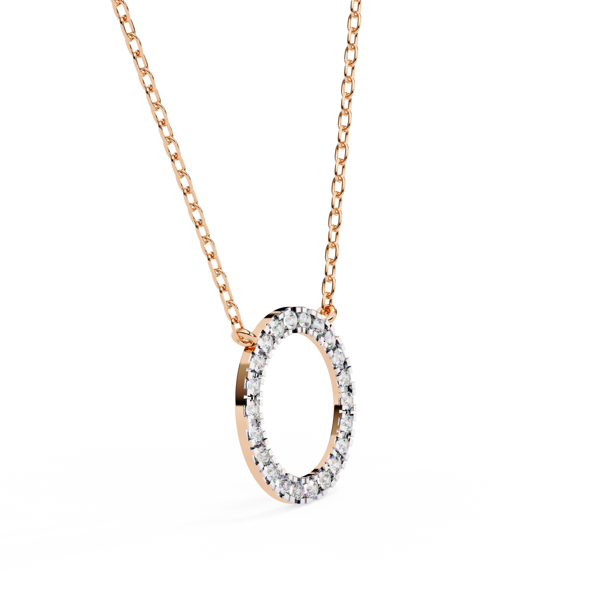 Eternal Circle Diamond Pendant