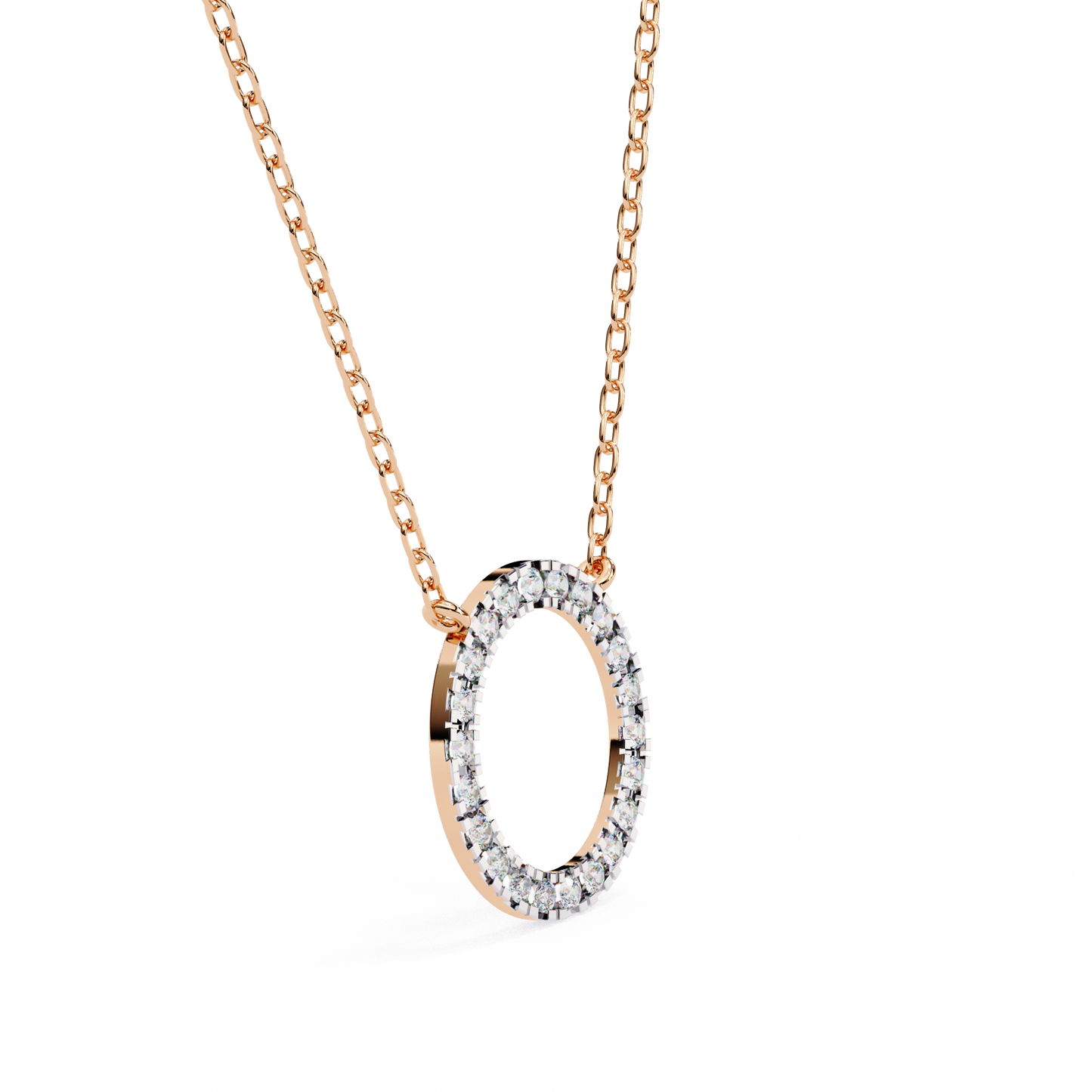 Eternal Circle Diamond Pendant