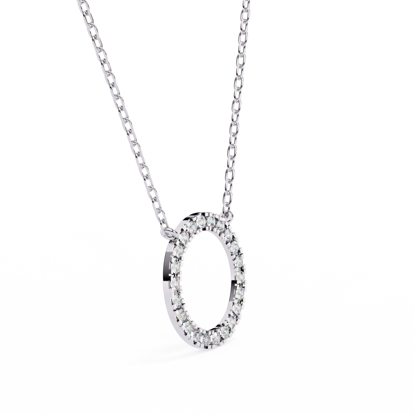 Eternal Circle Diamond Pendant
