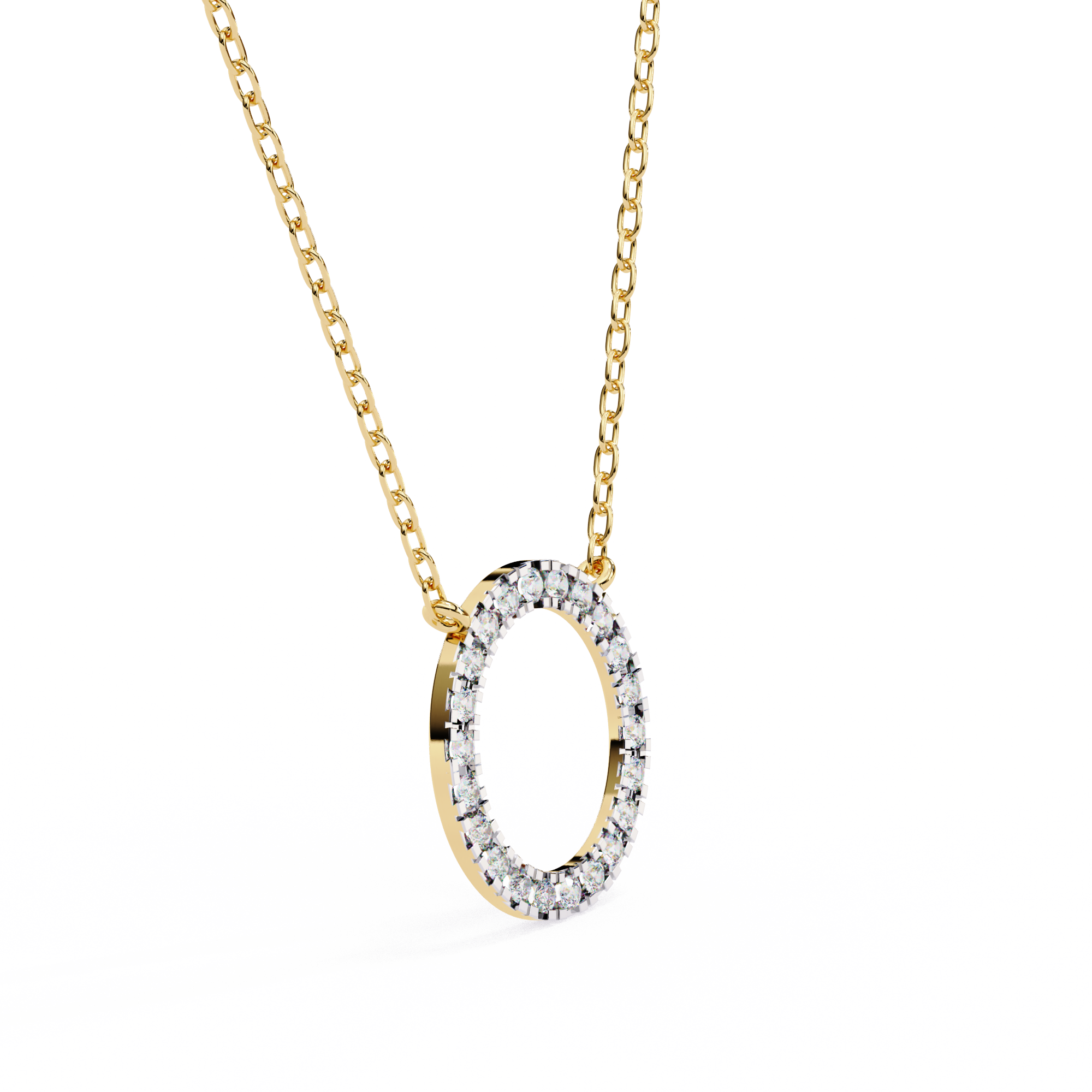 Eternal Circle Diamond Pendant