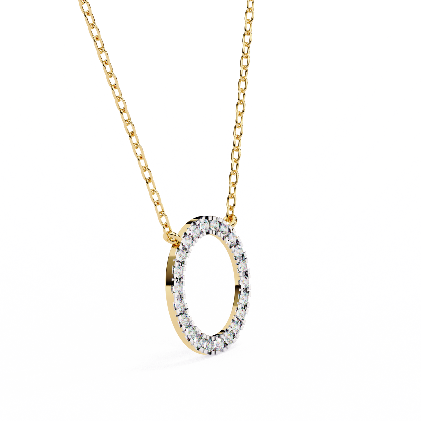Eternal Circle Diamond Pendant
