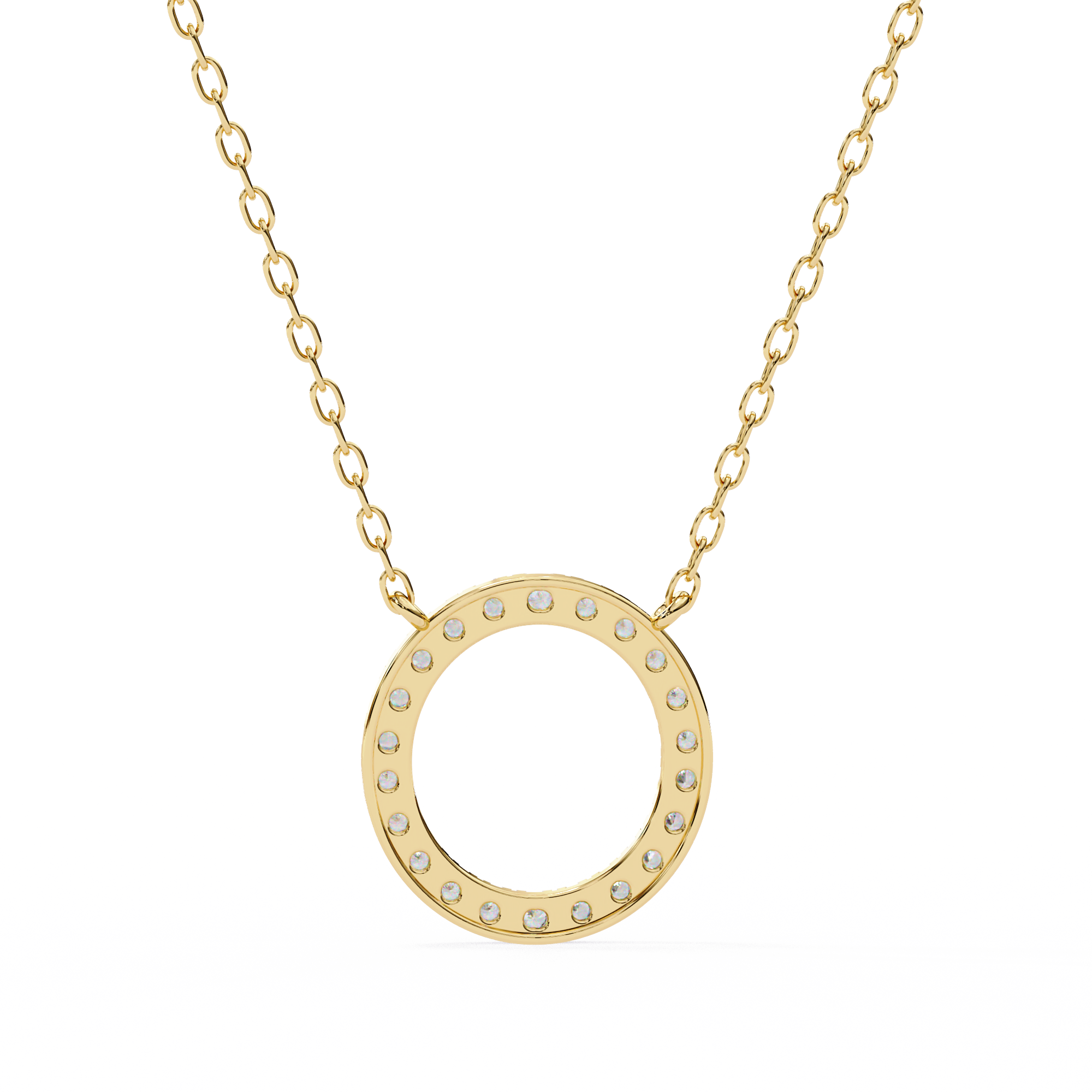 Eternal Circle Diamond Pendant