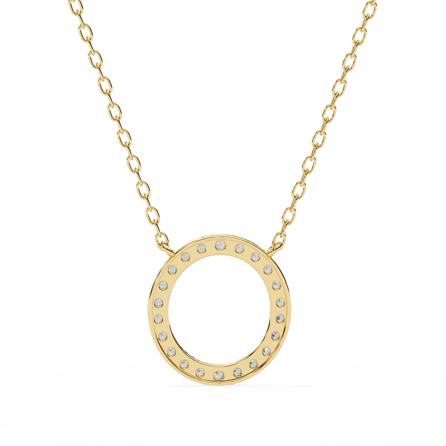 Eternal Circle Diamond Pendant